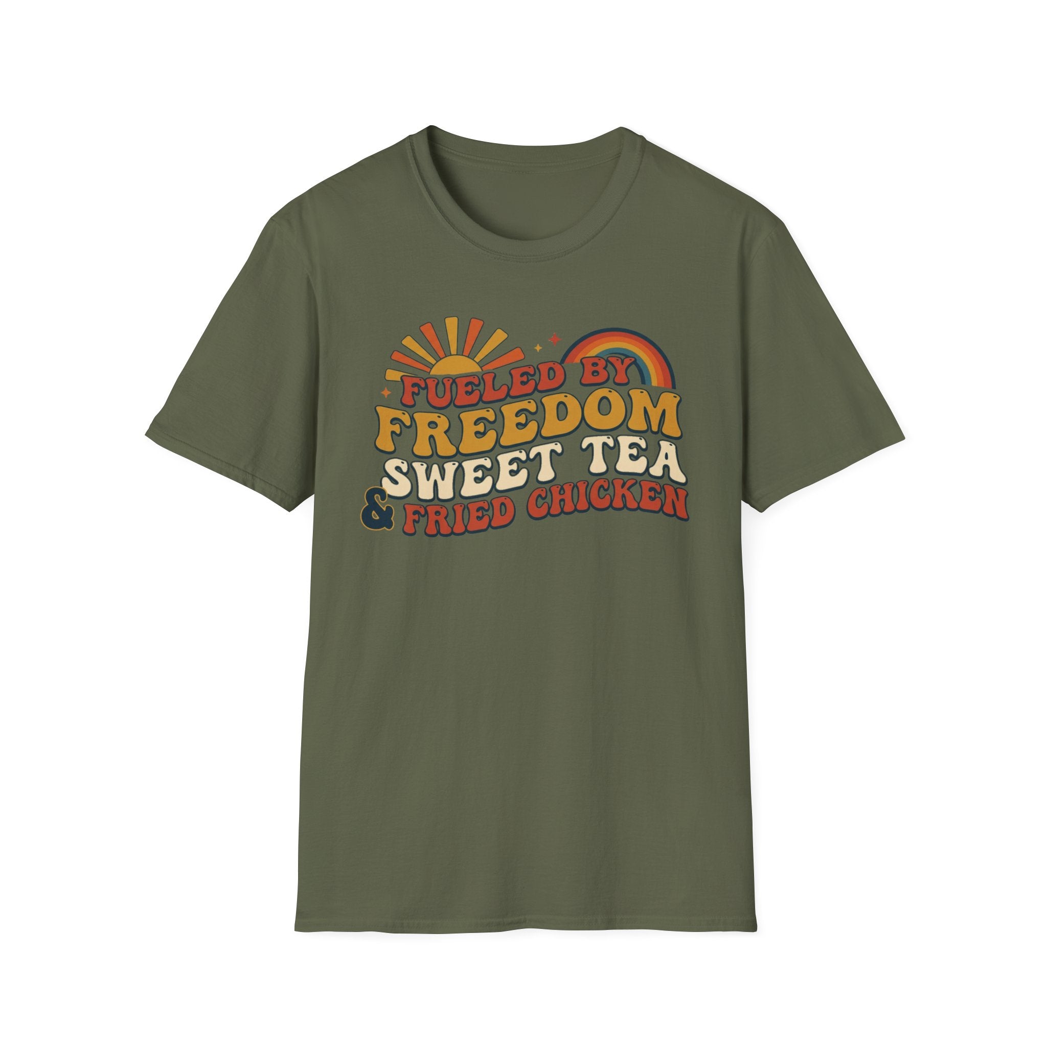 "Fueled by Freedom, Sweet Tea & Fried Chicken" T-Shirt