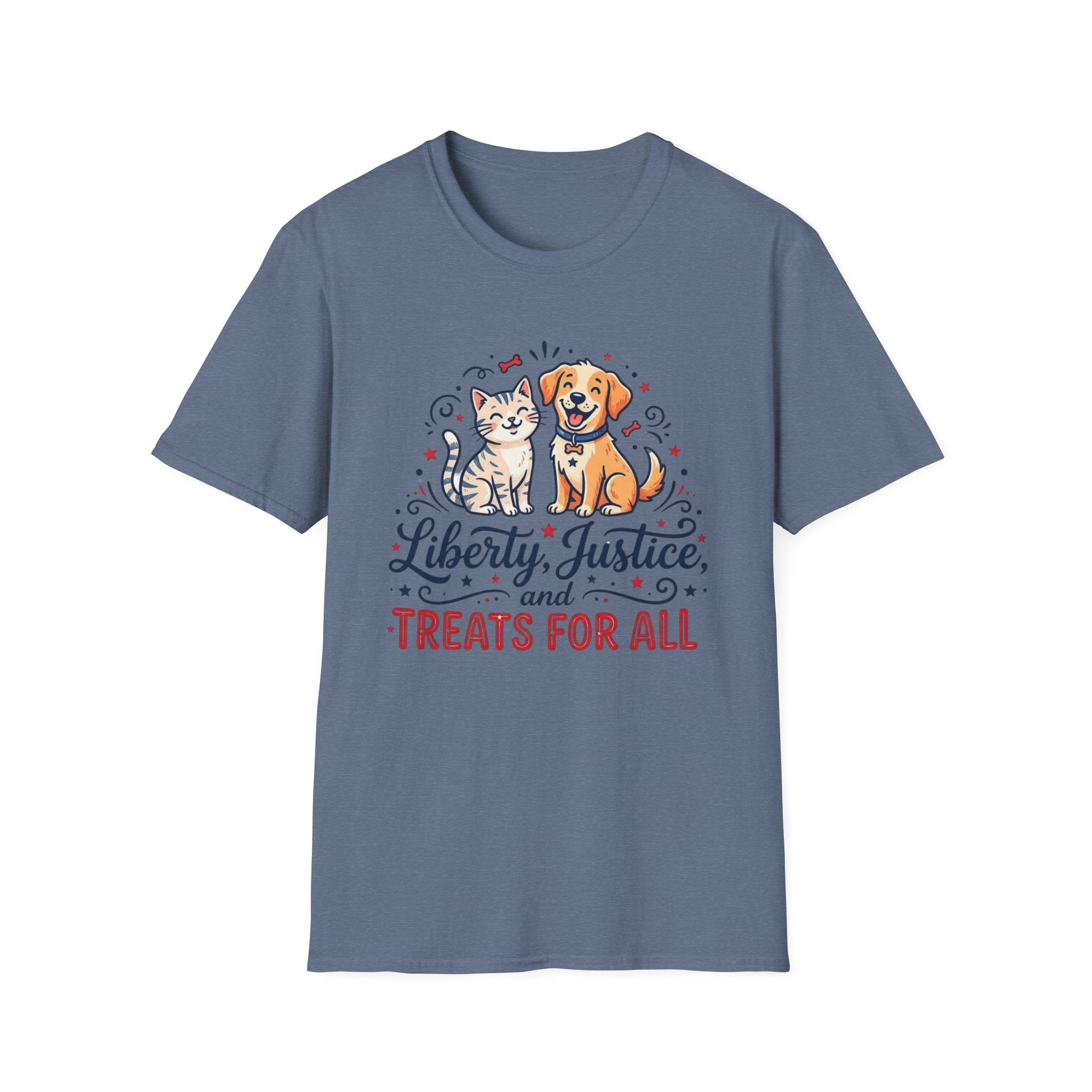 “Liberty, Justice, and Treats For All” T‑Shirt