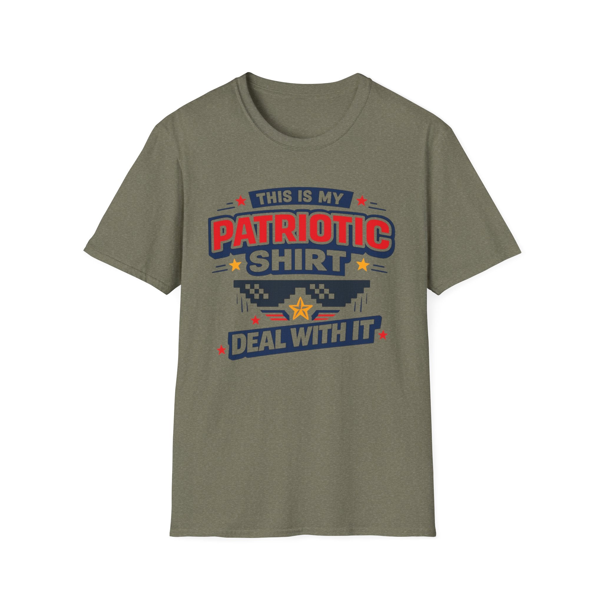 "This Is My Patriotic Shirt, Deal With It" T-shirt