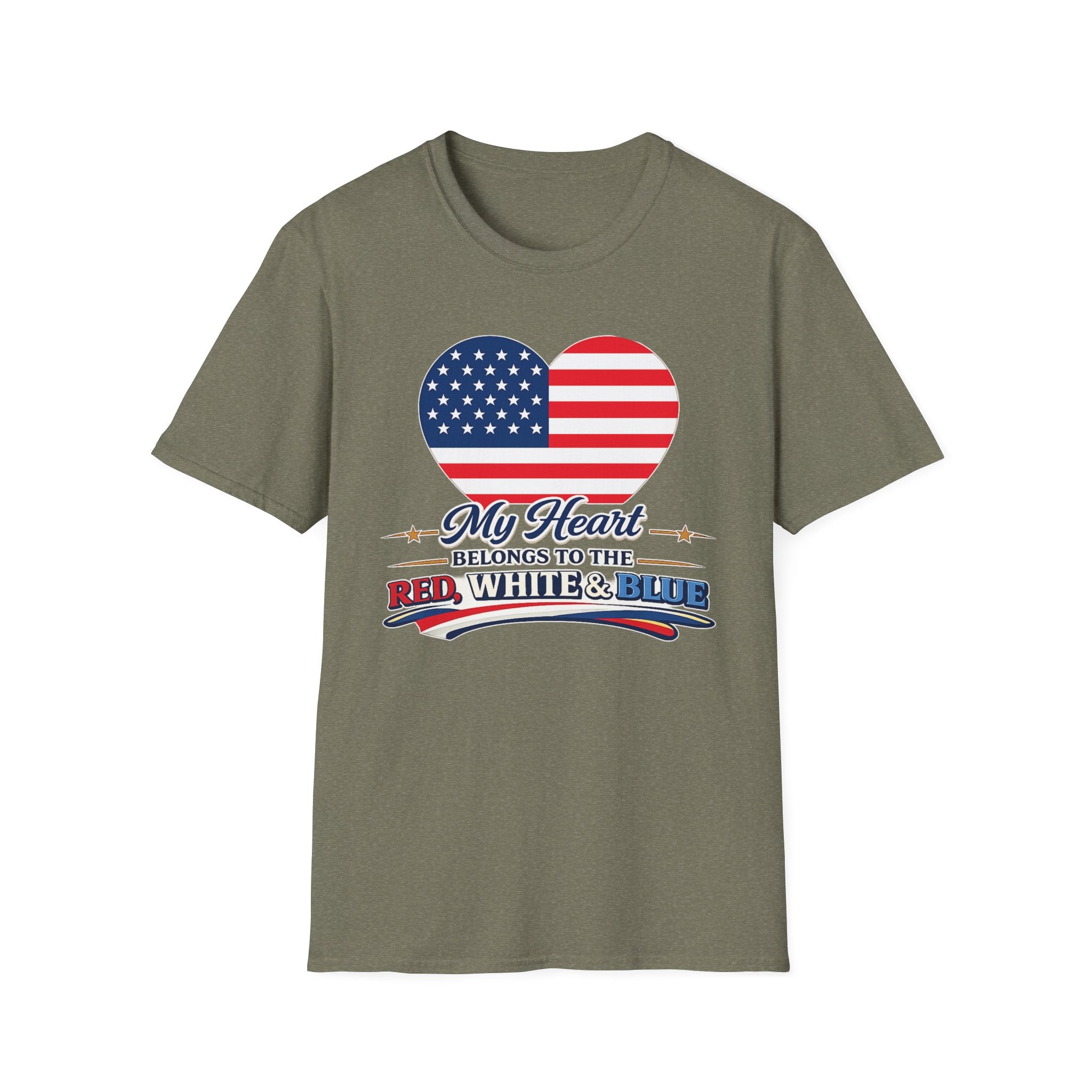"My Heart Belongs to the Red, White & Blue" T-Shirt