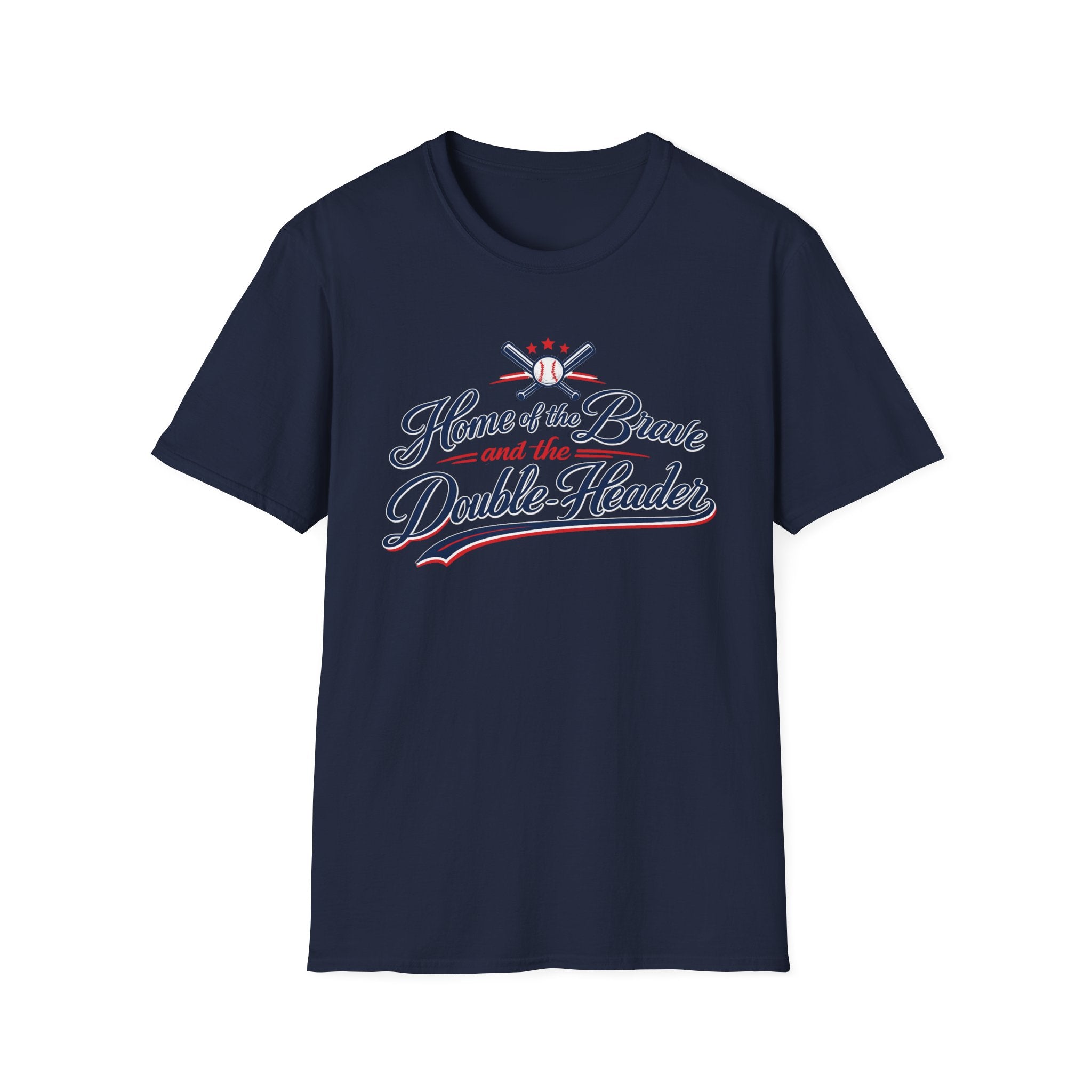 "Home of the Brave and the Double-Header" T-Shirt