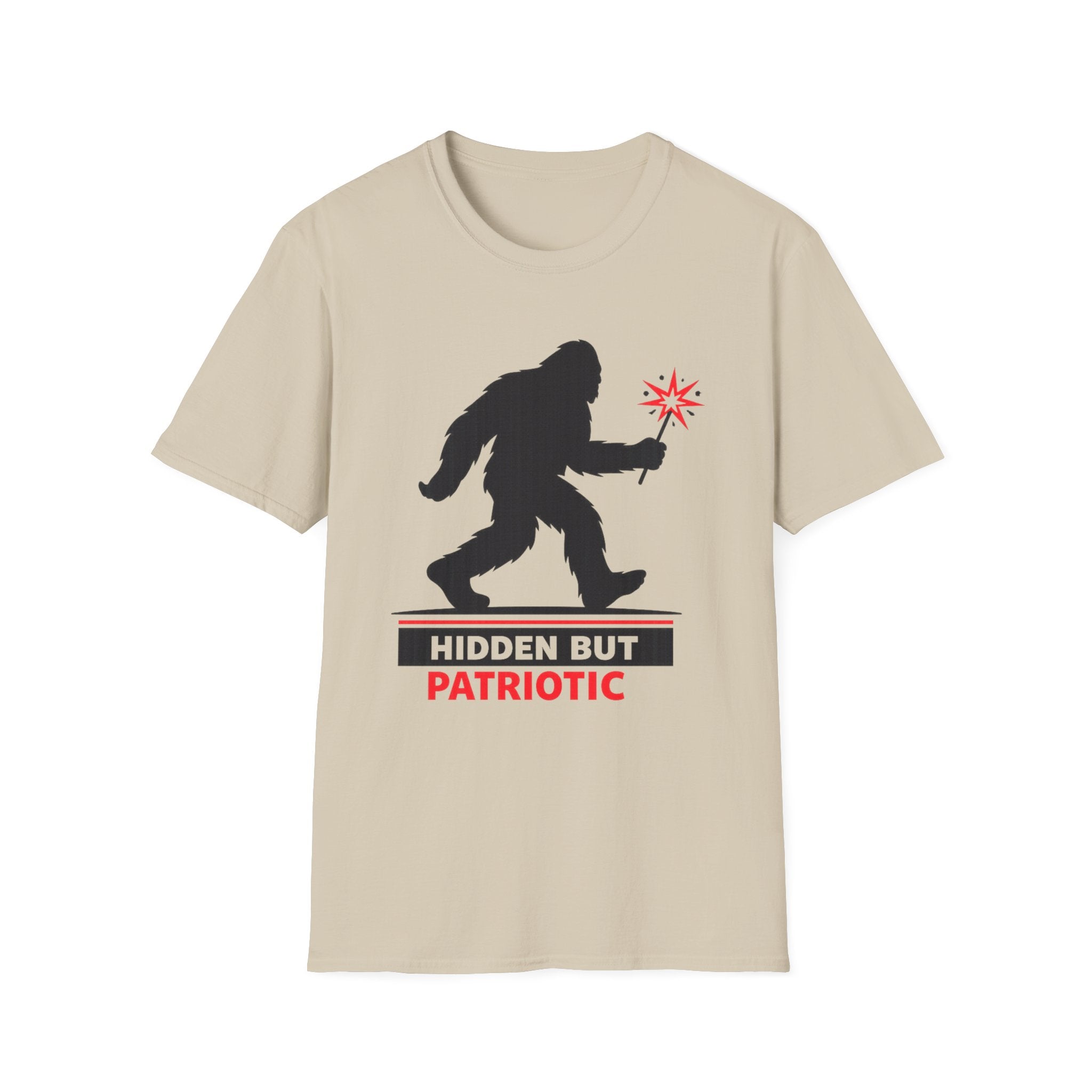 "Hidden But Patriotic" Bigfoot T-Shirt