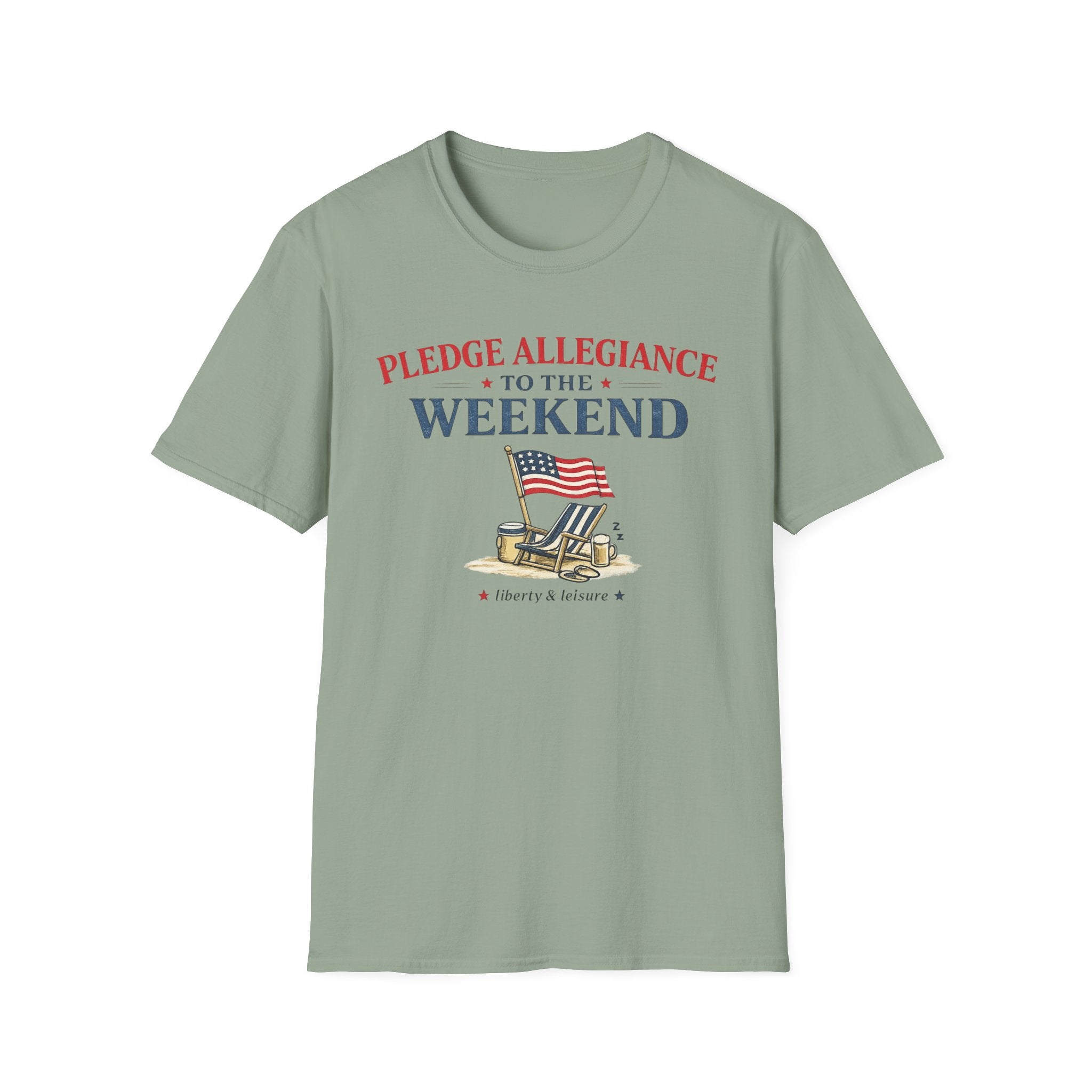 "Pledge Allegiance to the Weekend" T‑Shirt