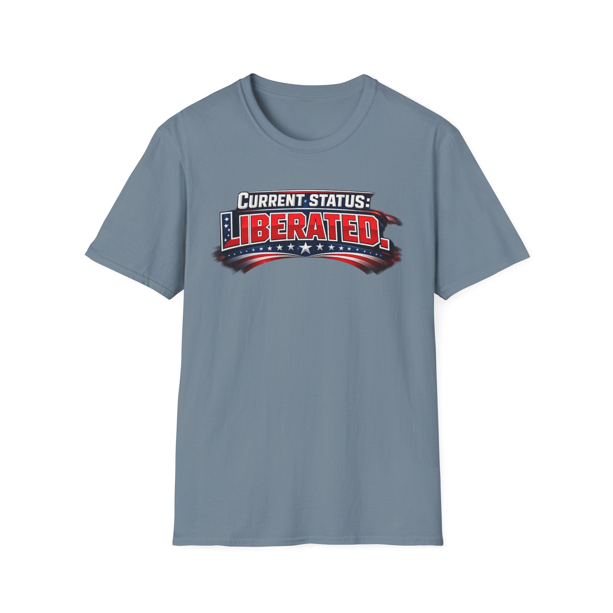 "Current Status: Liberated" T-Shirt