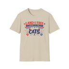 "Land of the Free Home of the Cats" T-Shirt