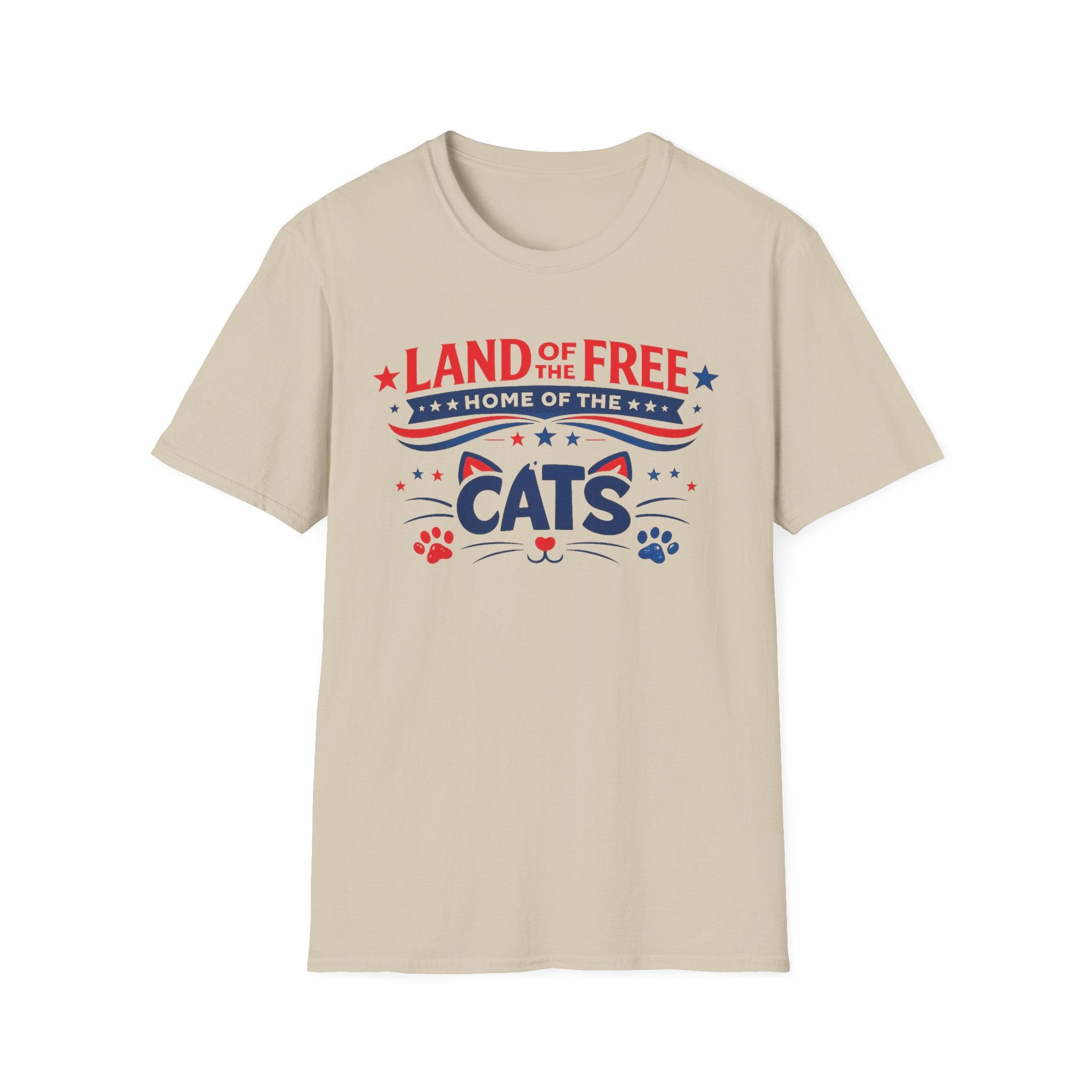 "Land of the Free Home of the Cats" T-Shirt
