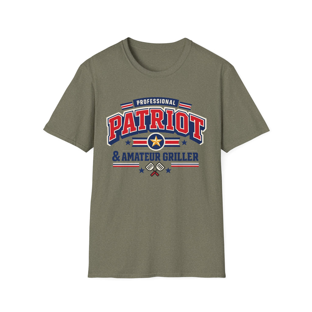 "Professional Patriot & Amateur Griller" T-Shirt