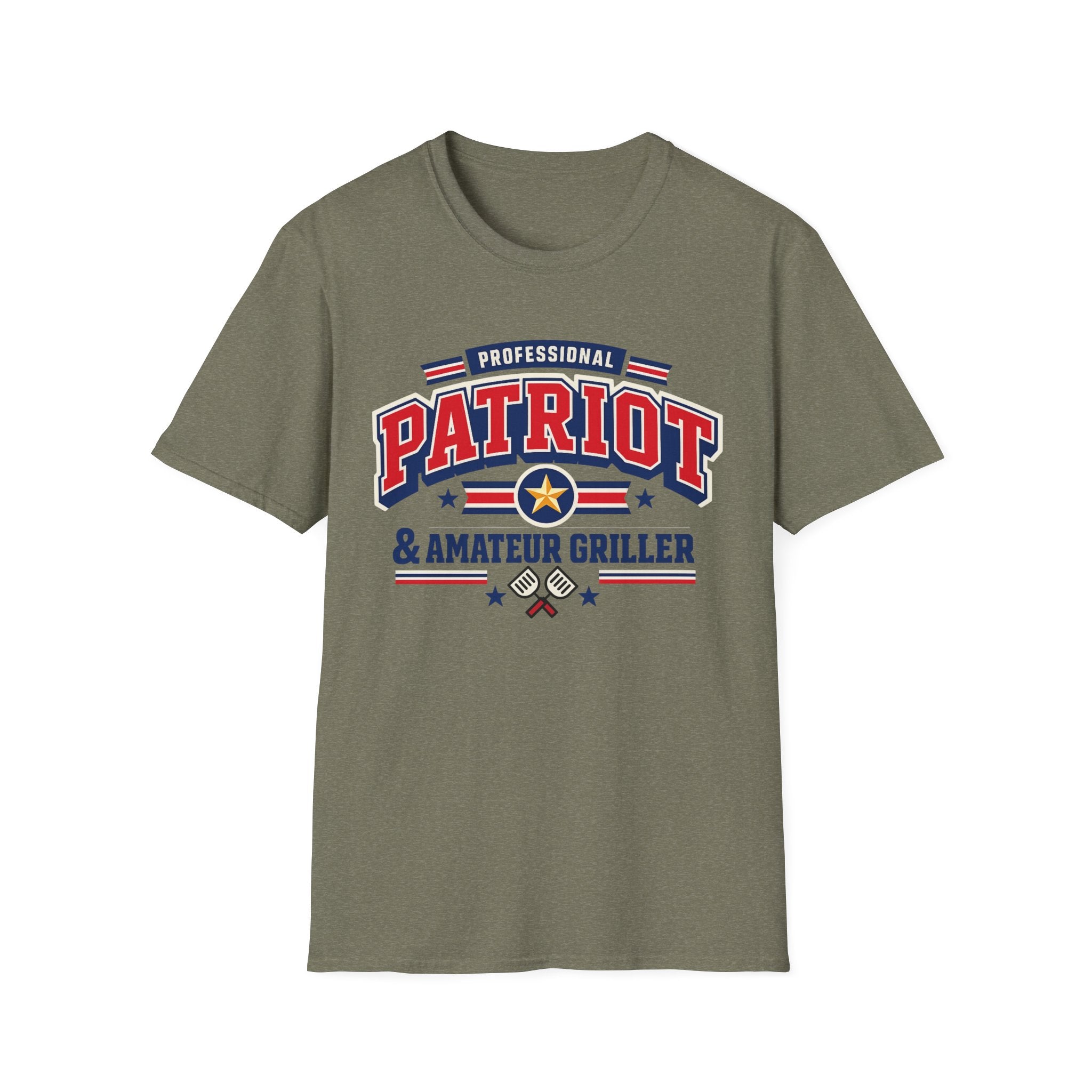 "Professional Patriot & Amateur Griller" T-Shirt