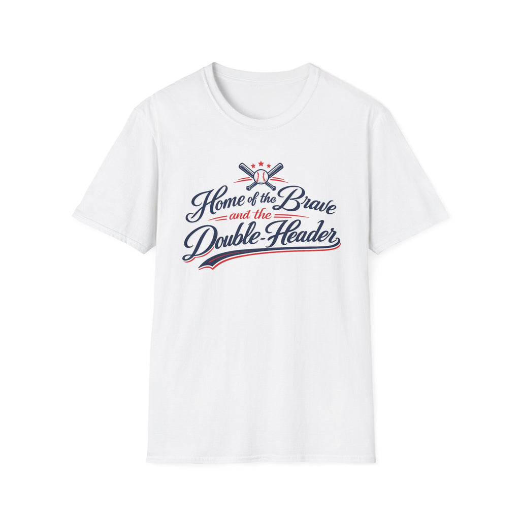 "Home of the Brave and the Double-Header" T-Shirt