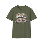 "Give Me Liberty or Give Me Cheeseburgers" T-Shirt