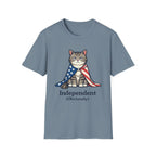 "Independent" Patriotic Cat T-Shirt