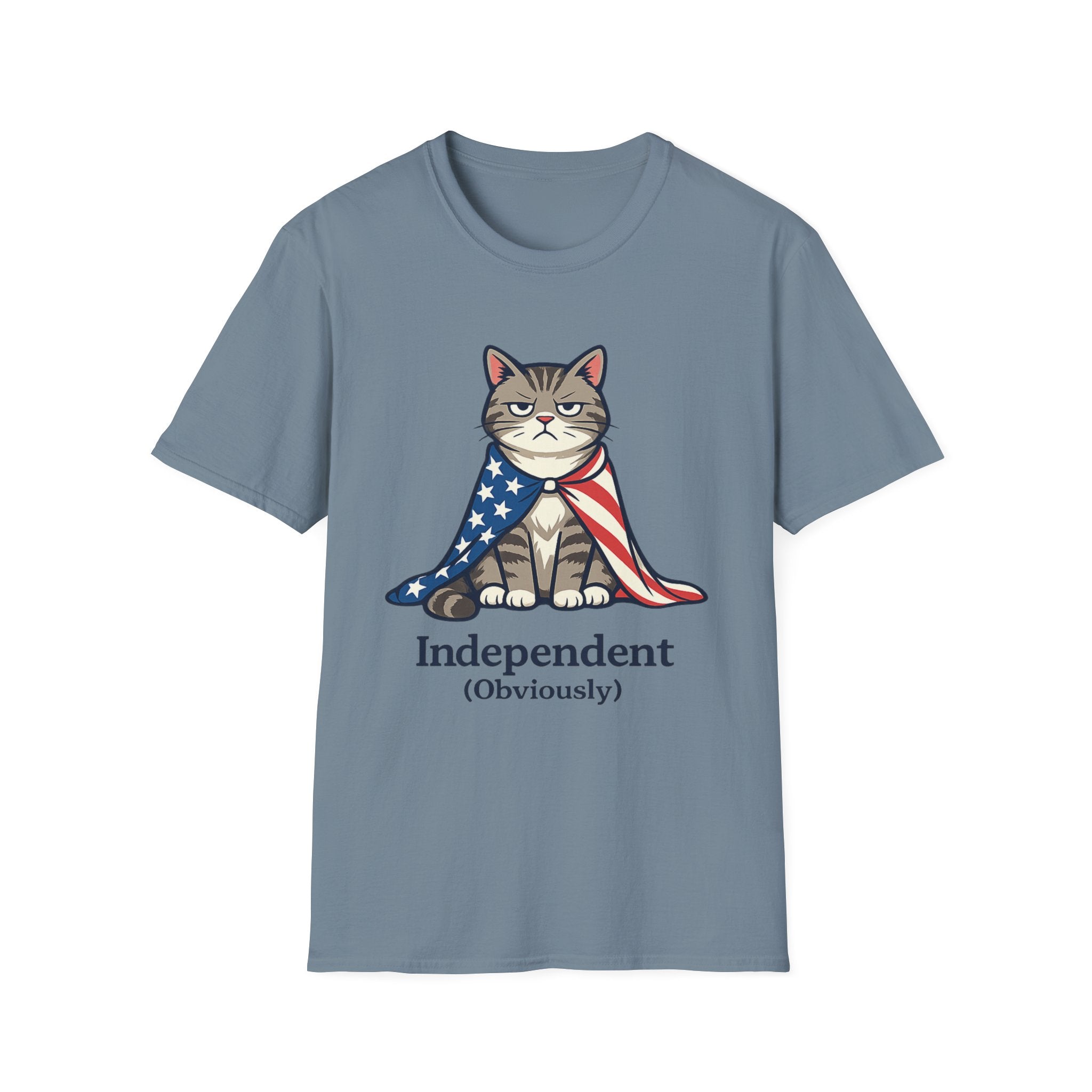 "Independent" Patriotic Cat T-Shirt