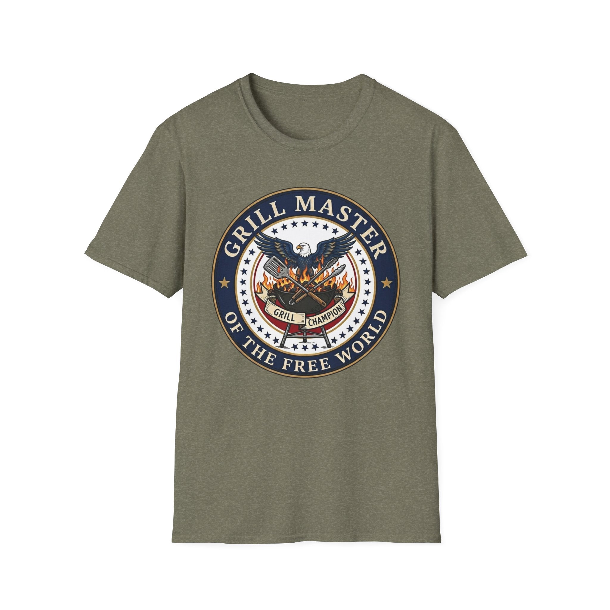 "Grill Master" Badge T-Shirt