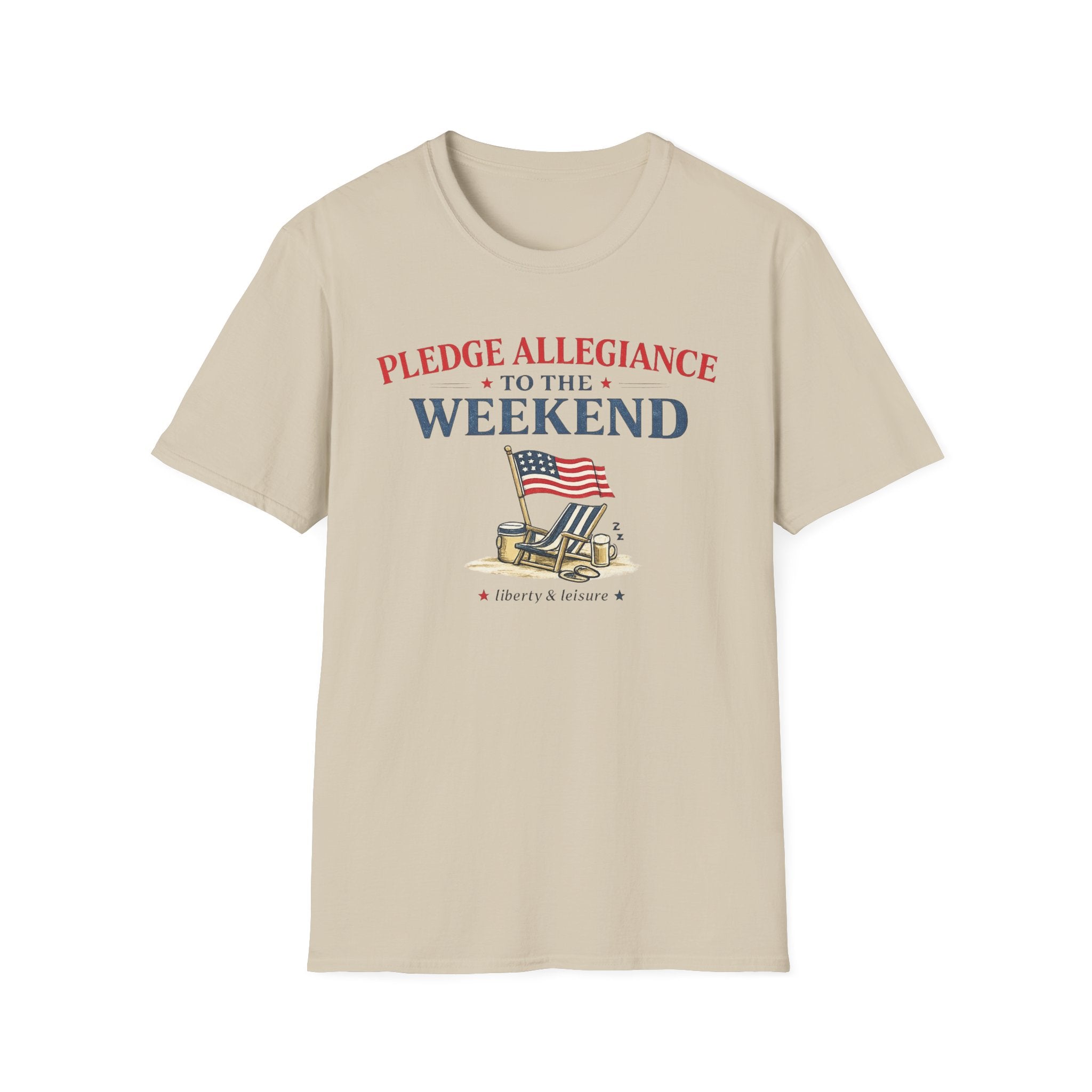 "Pledge Allegiance to the Weekend" T‑Shirt