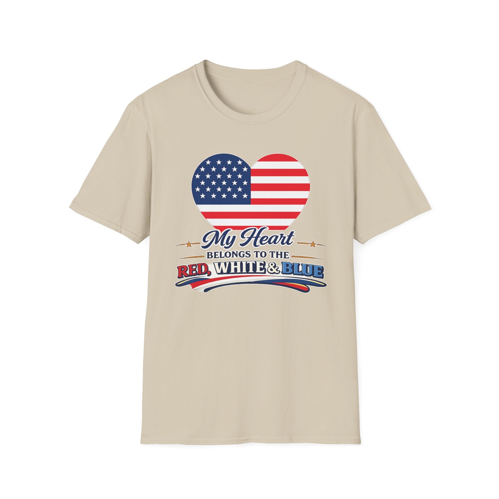 "My Heart Belongs to the Red, White & Blue" T-Shirt