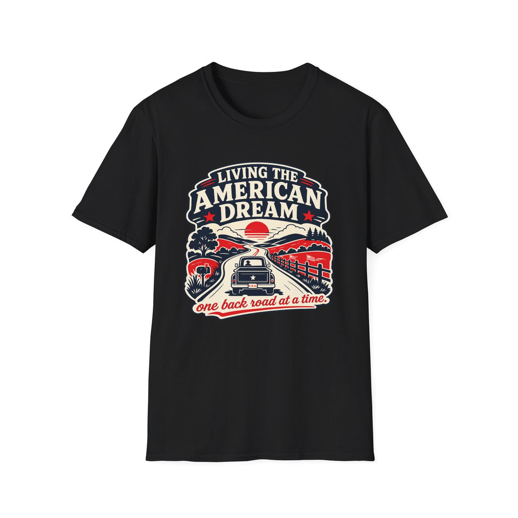 "Living the American Dream" Classic Truck T-Shirt