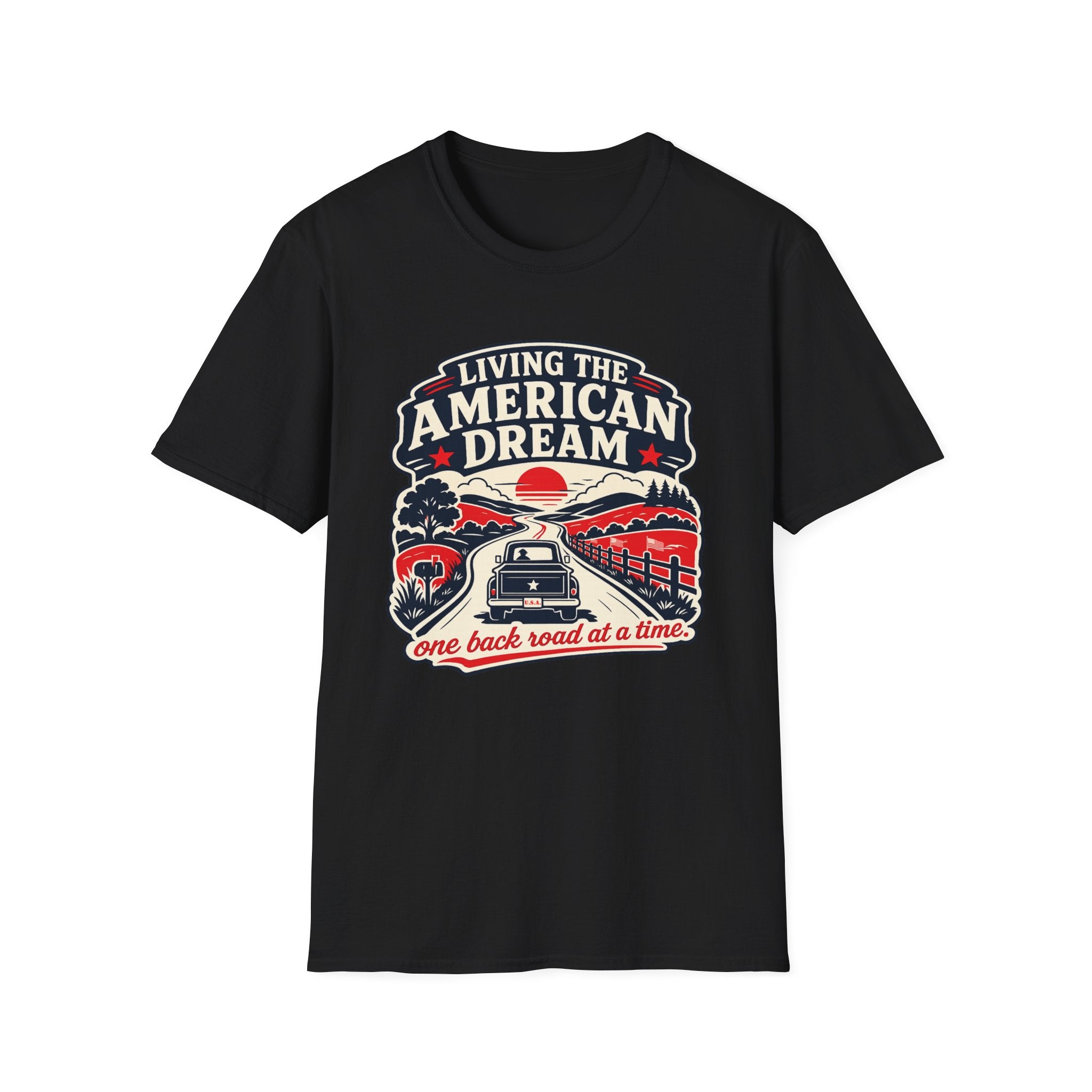 "Living the American Dream" Classic Truck T-Shirt