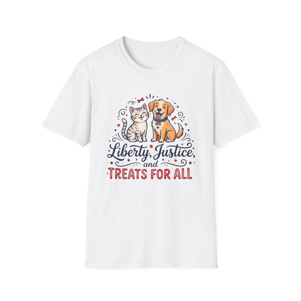 “Liberty, Justice, and Treats For All” T‑Shirt