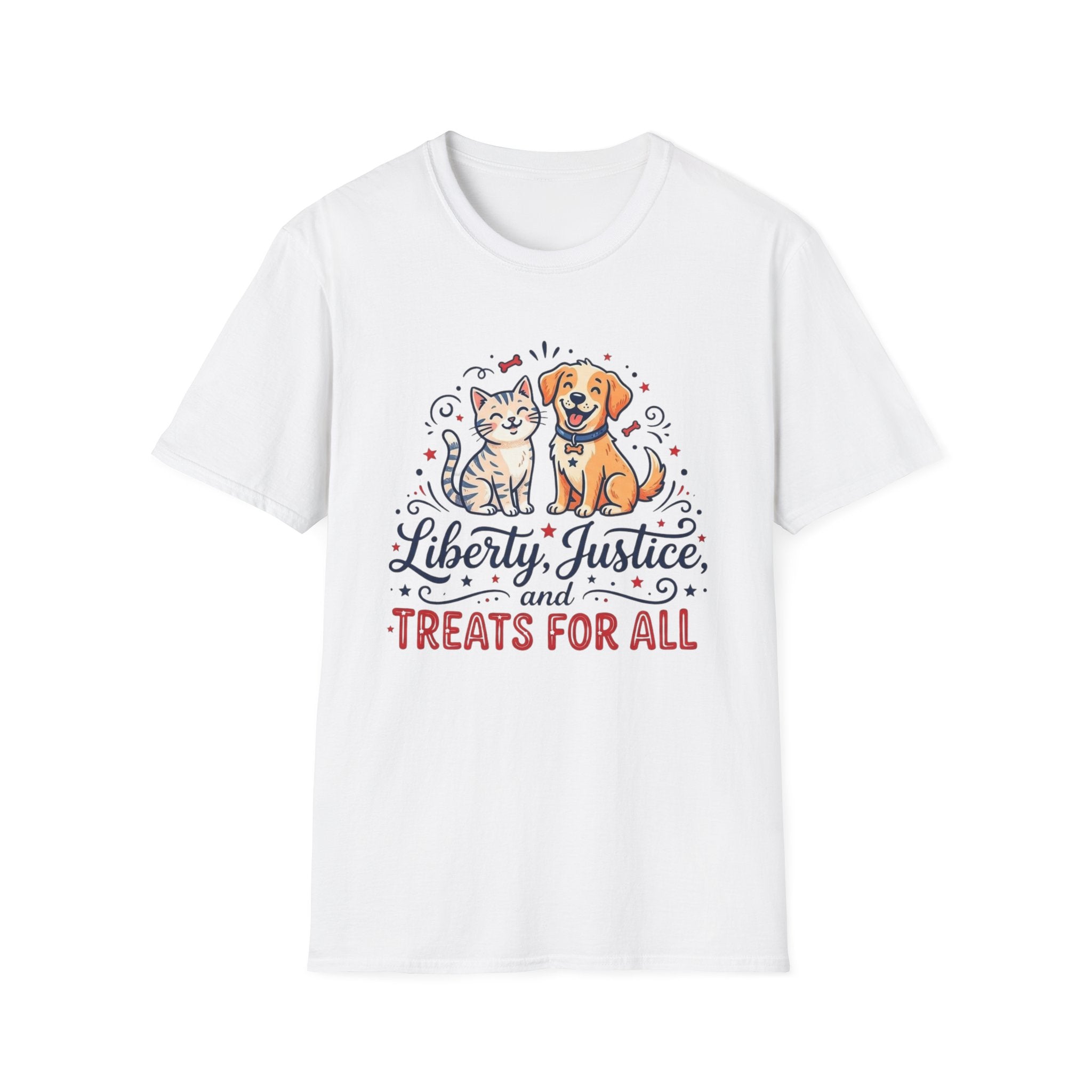 “Liberty, Justice, and Treats For All” T‑Shirt