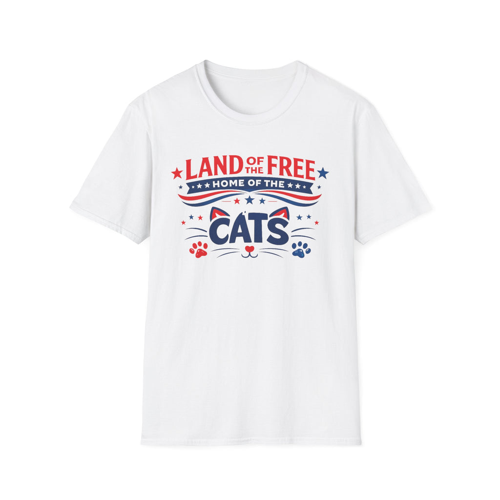 "Land of the Free Home of the Cats" T-Shirt