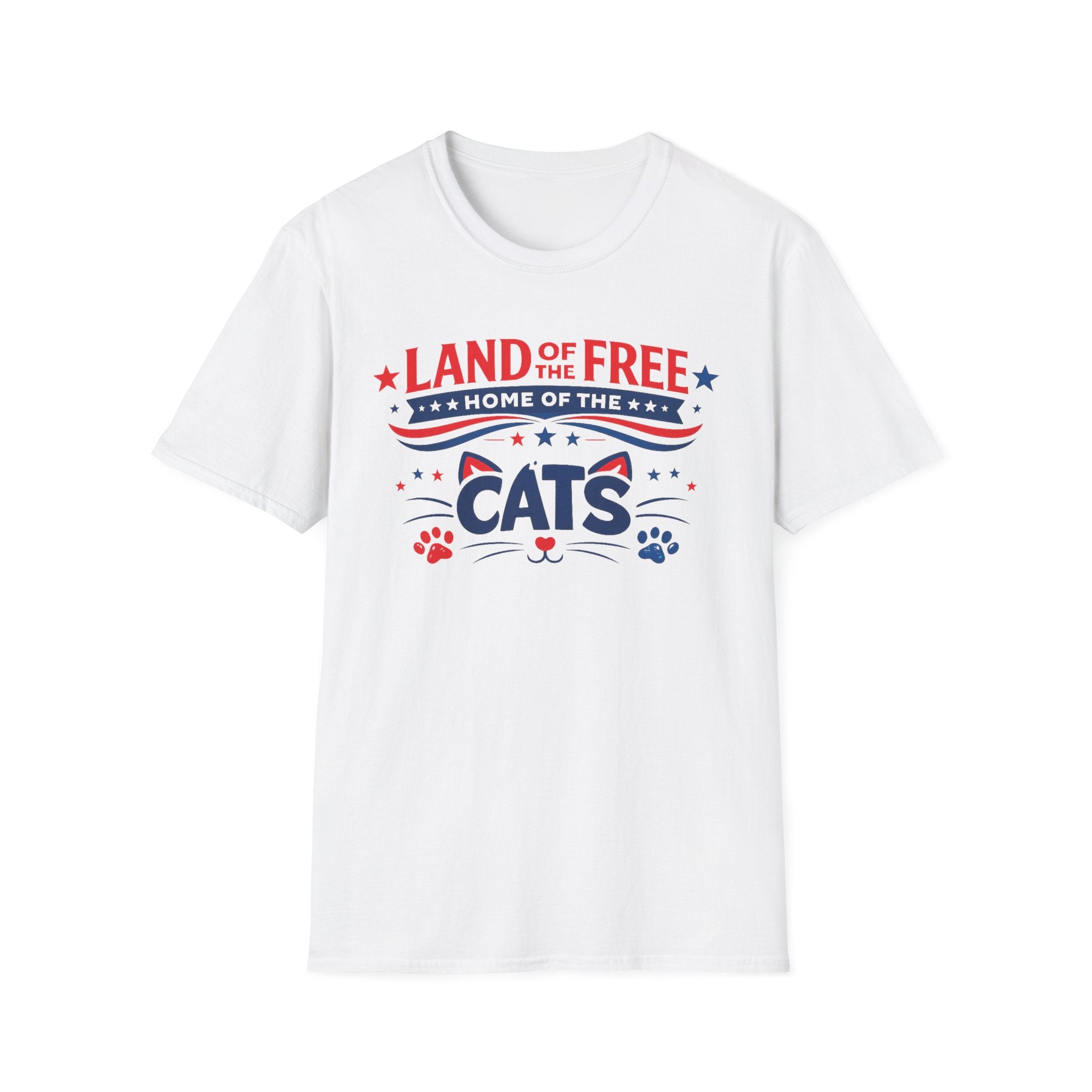 "Land of the Free Home of the Cats" T-Shirt
