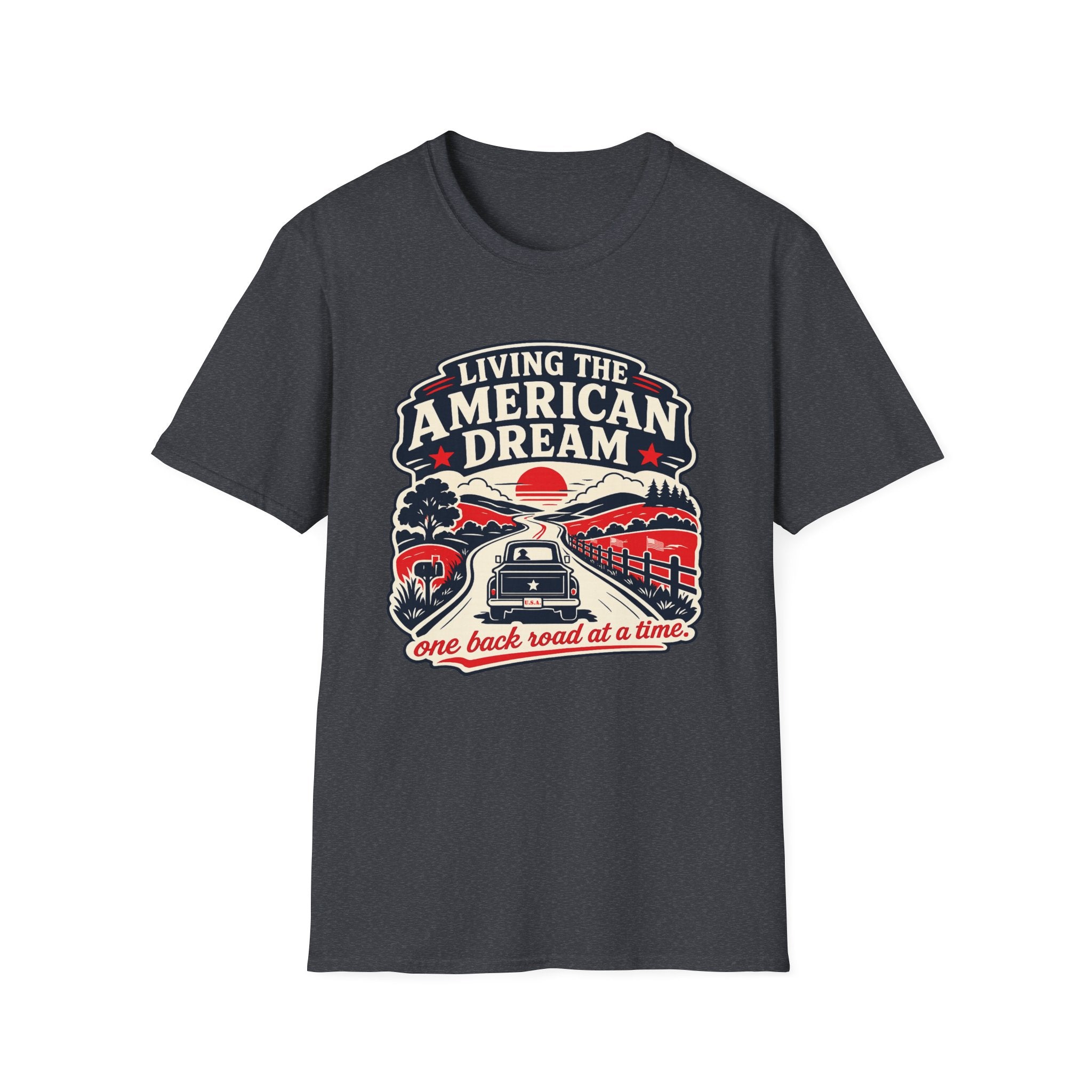 "Living the American Dream" Classic Truck T-Shirt
