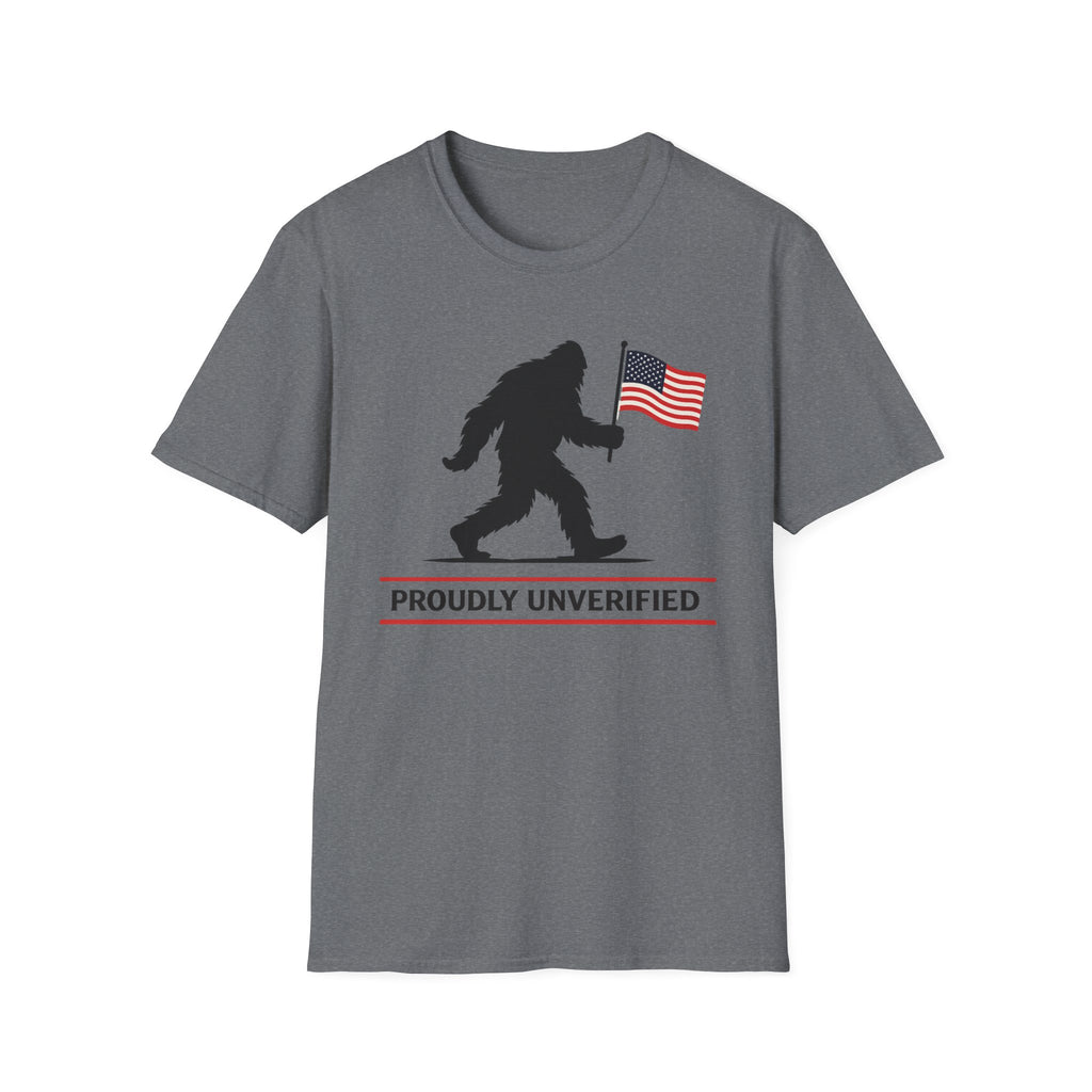 "Proudly Unverified" Sasquatch T-Shirt
