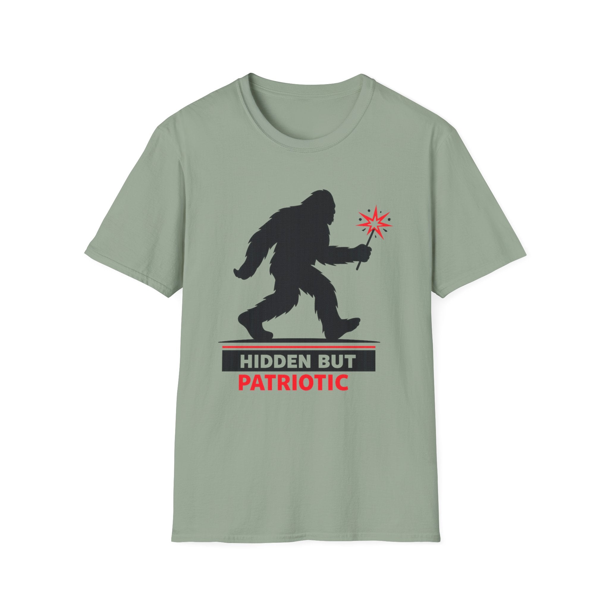 "Hidden But Patriotic" Bigfoot T-Shirt