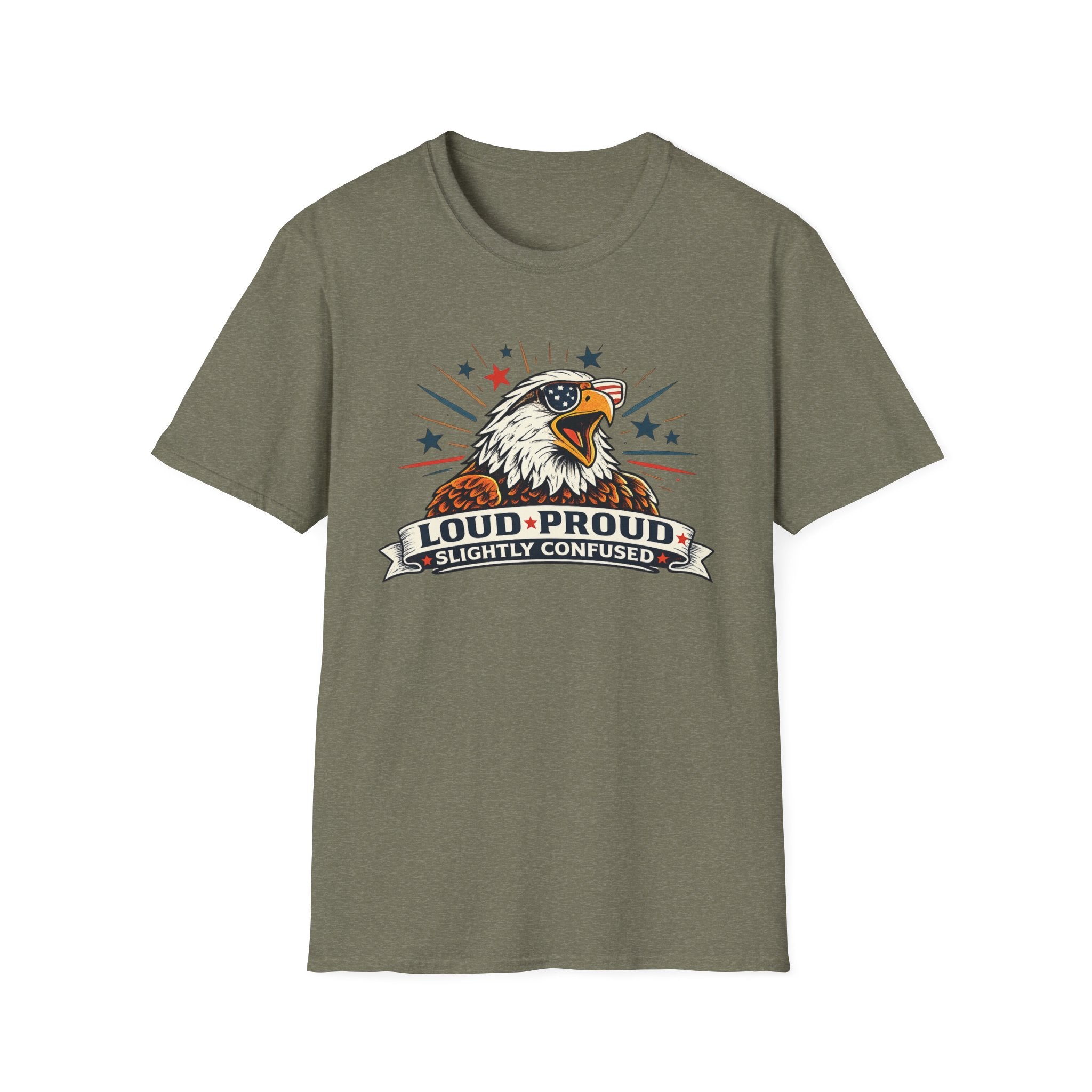 "Loud Proud Slightly Confused" T‑Shirt