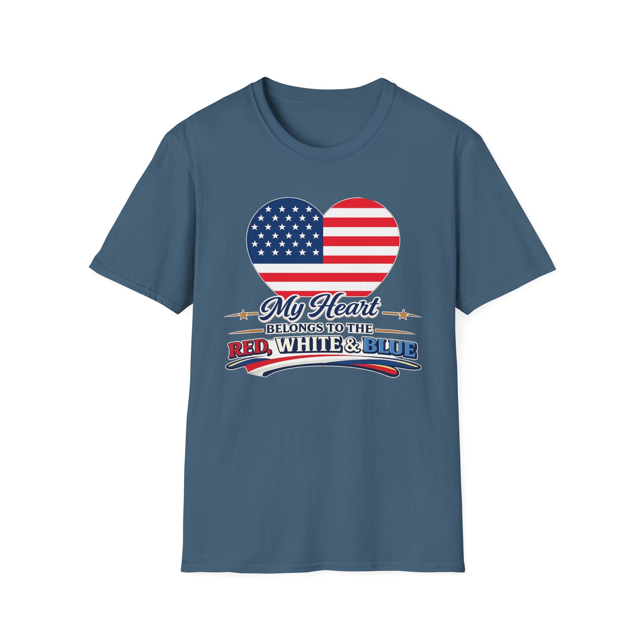 "My Heart Belongs to the Red, White & Blue" T-Shirt