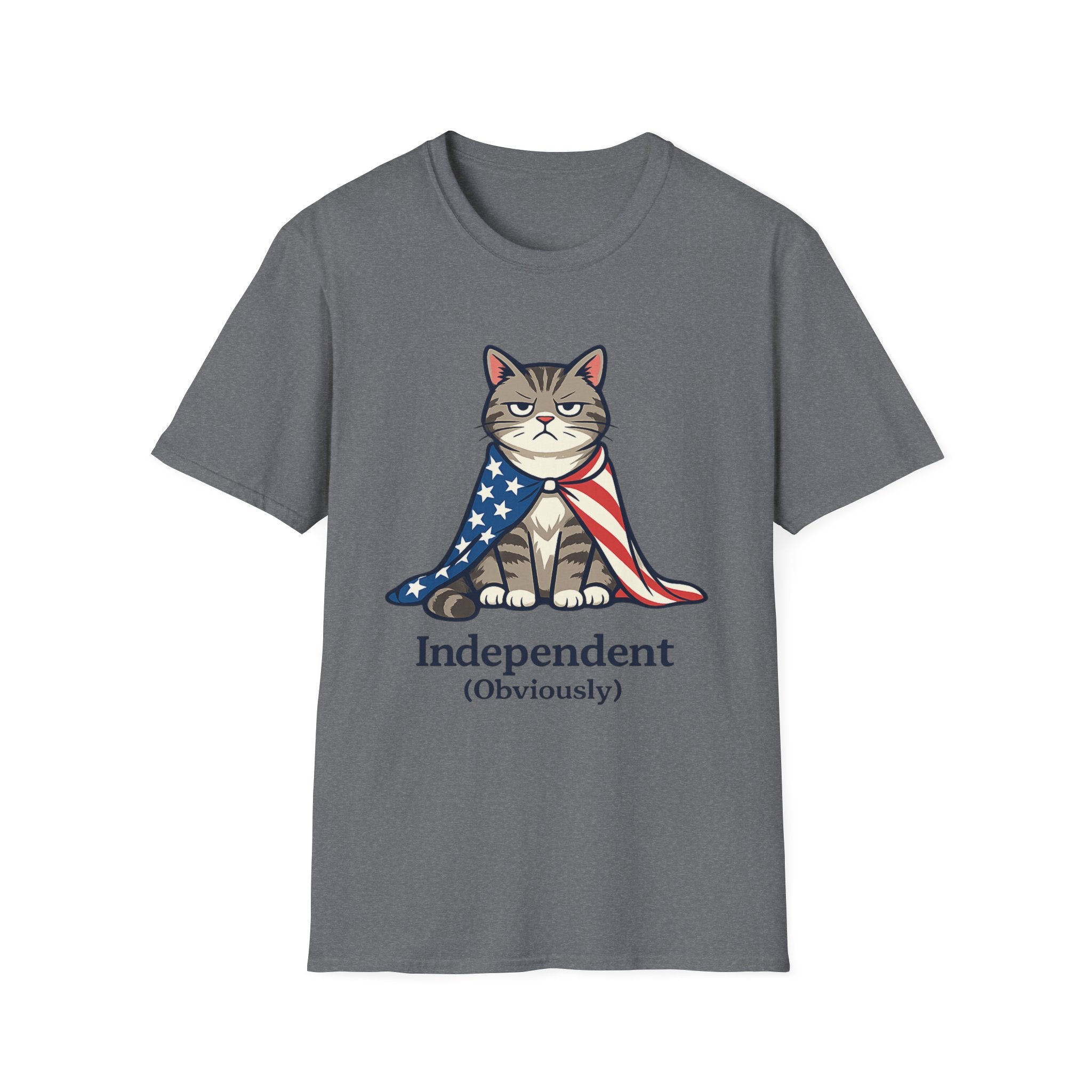 "Independent" Patriotic Cat T-Shirt