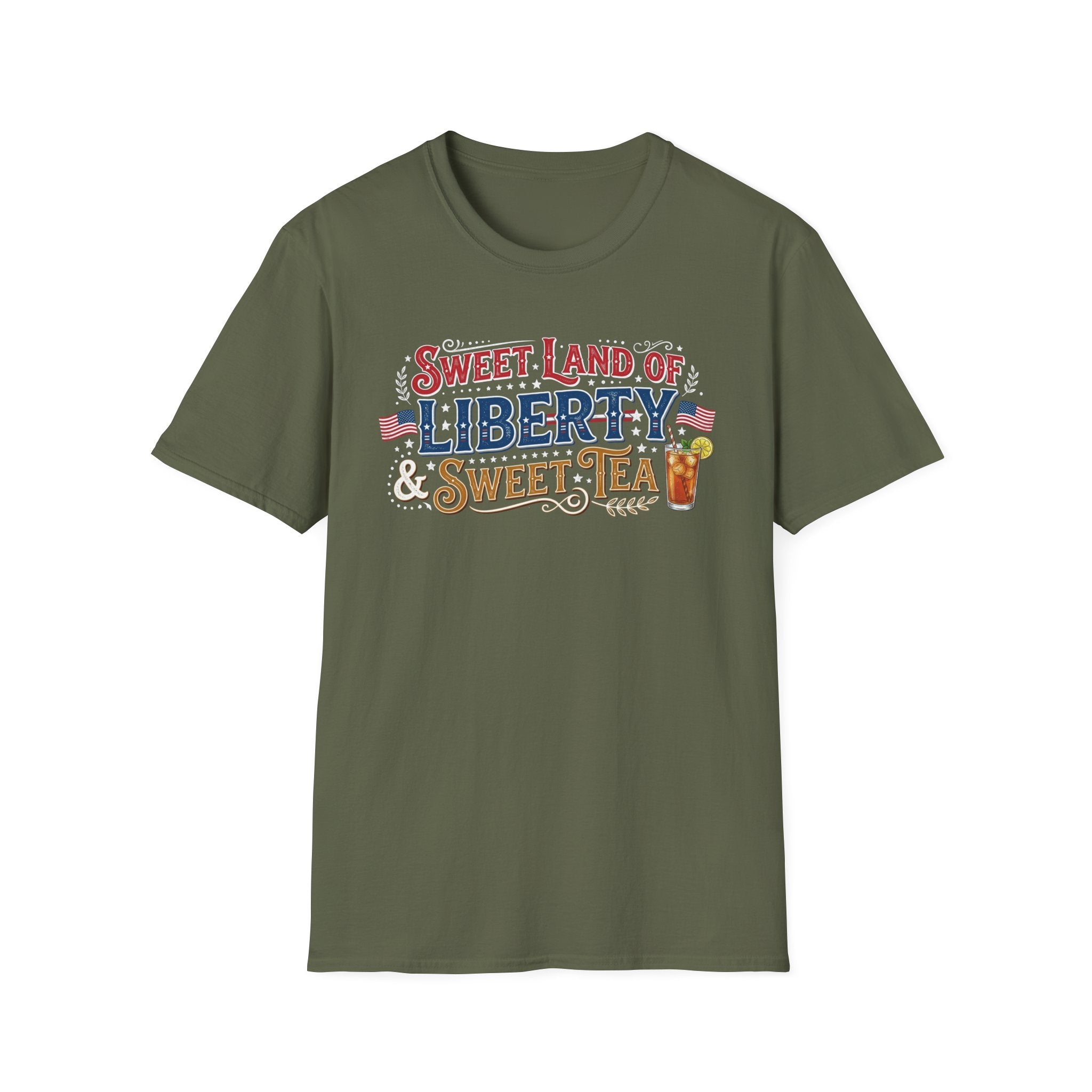 "Sweet Land of Liberty & Sweet Tea" T-Shirt