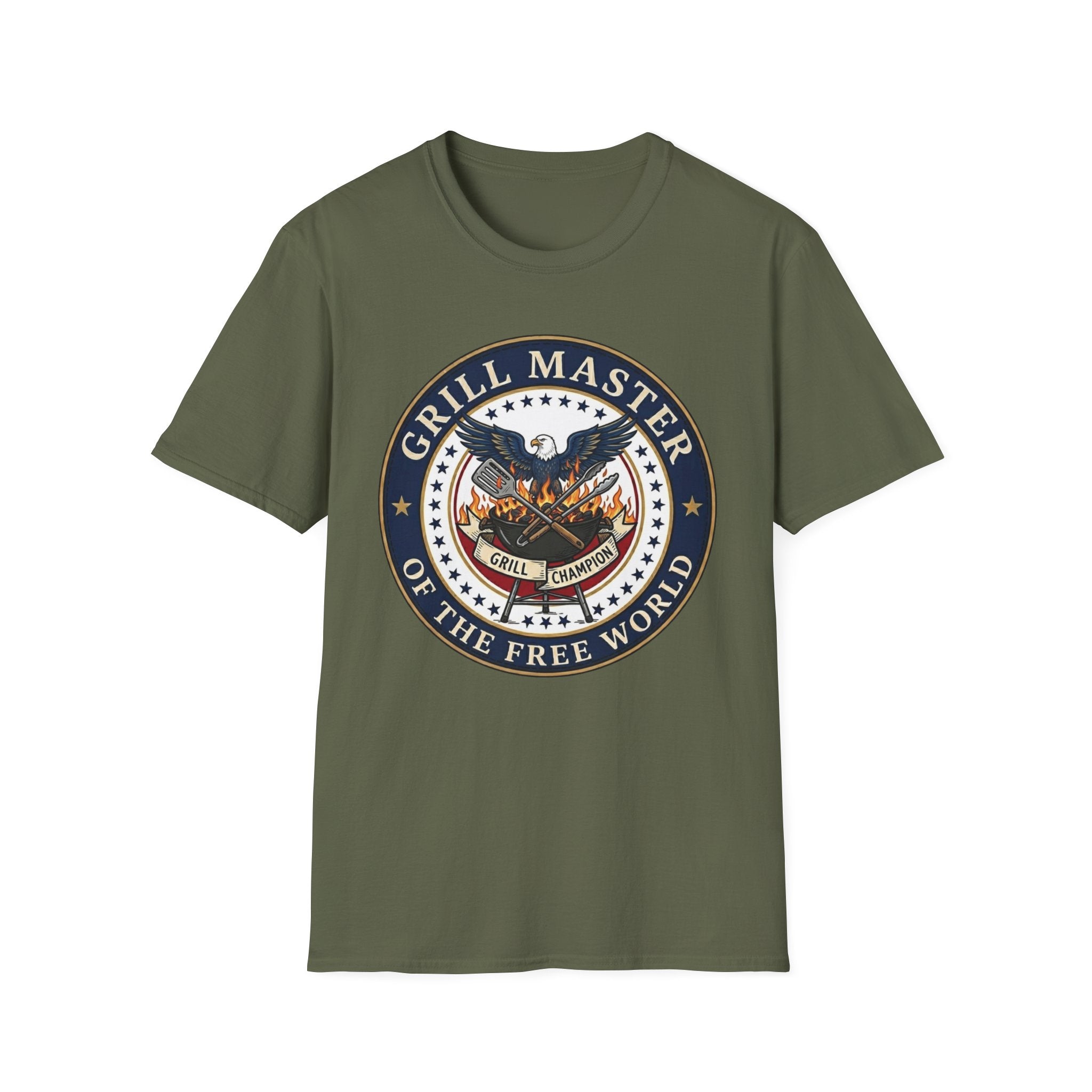 "Grill Master" Badge T-Shirt