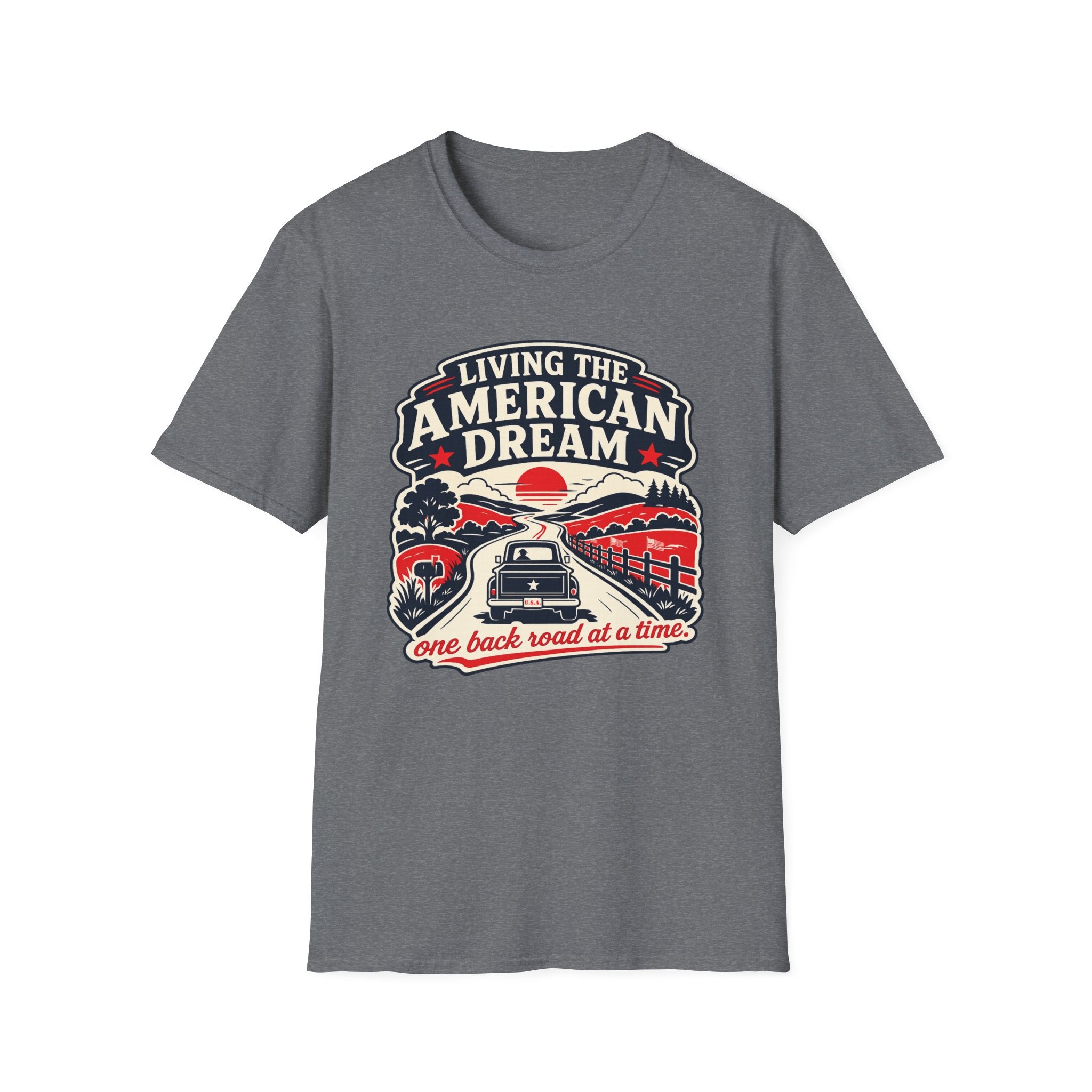 "Living the American Dream" Classic Truck T-Shirt