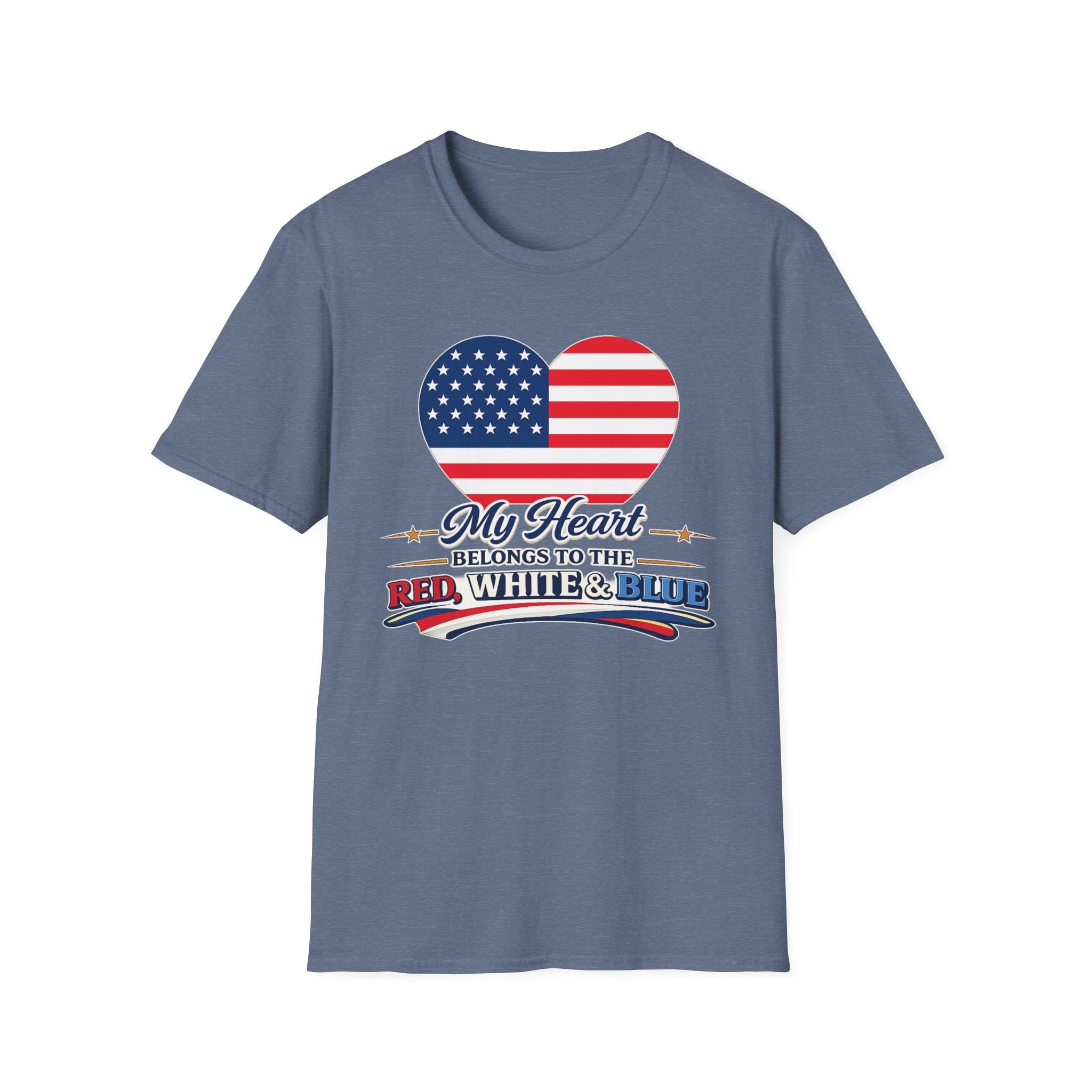 "My Heart Belongs to the Red, White & Blue" T-Shirt