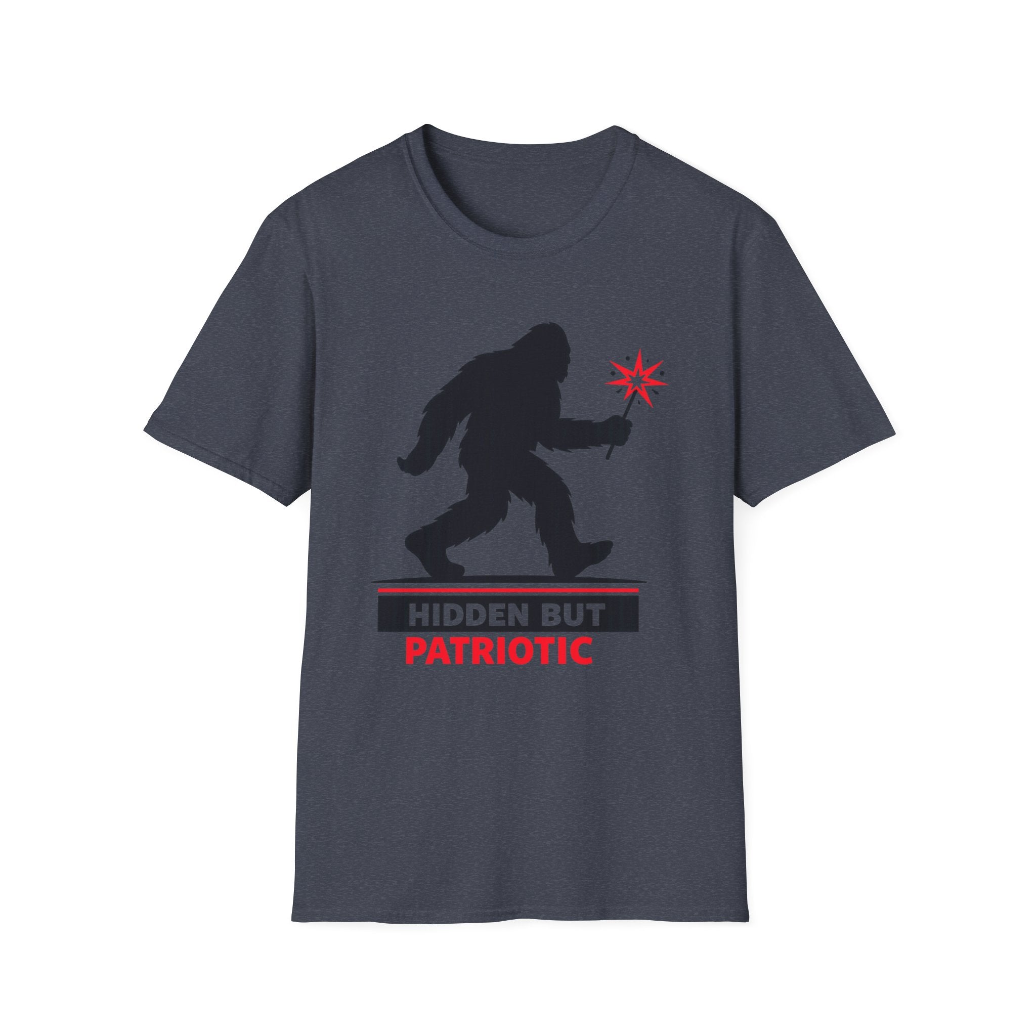 "Hidden But Patriotic" Bigfoot T-Shirt