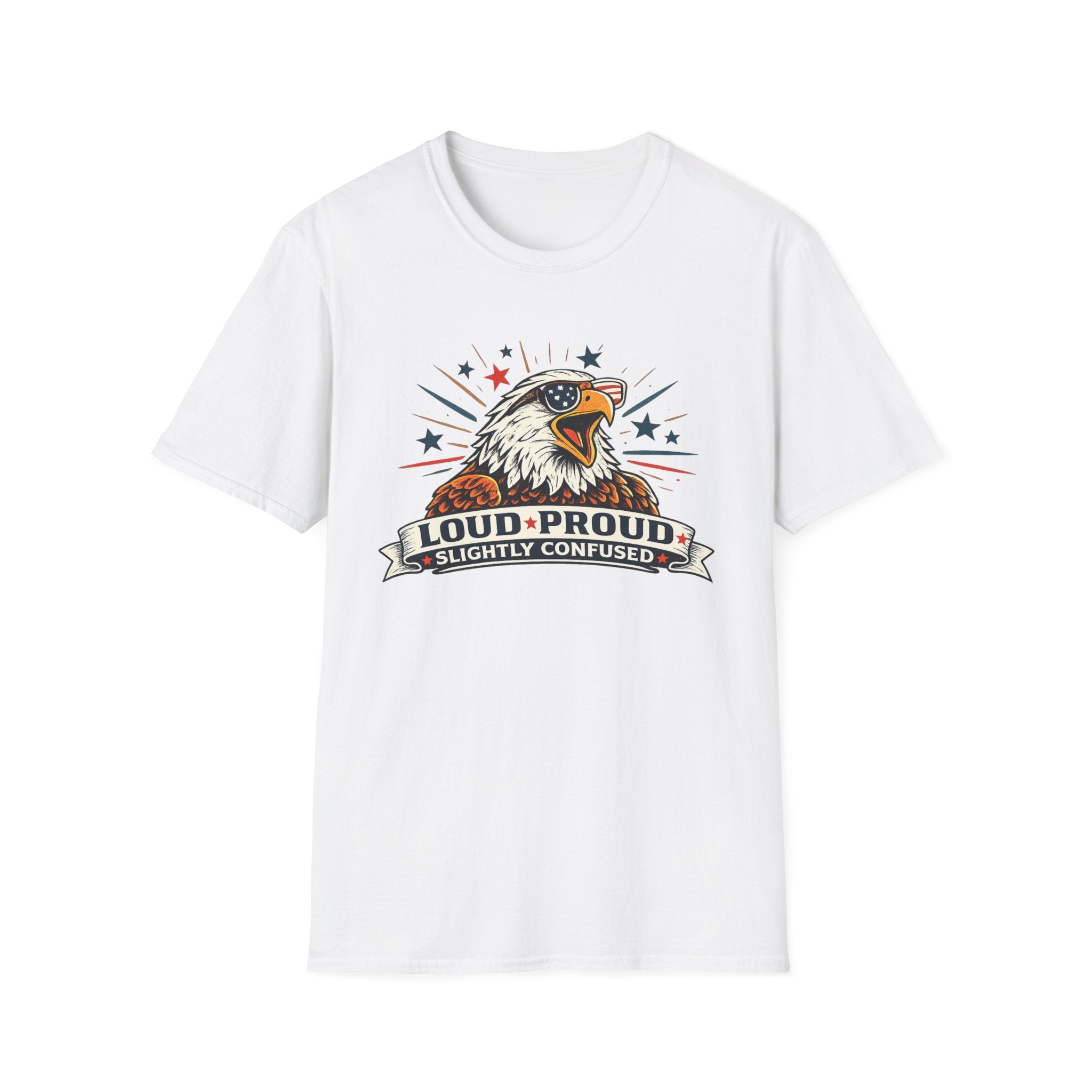 "Loud Proud Slightly Confused" T‑Shirt