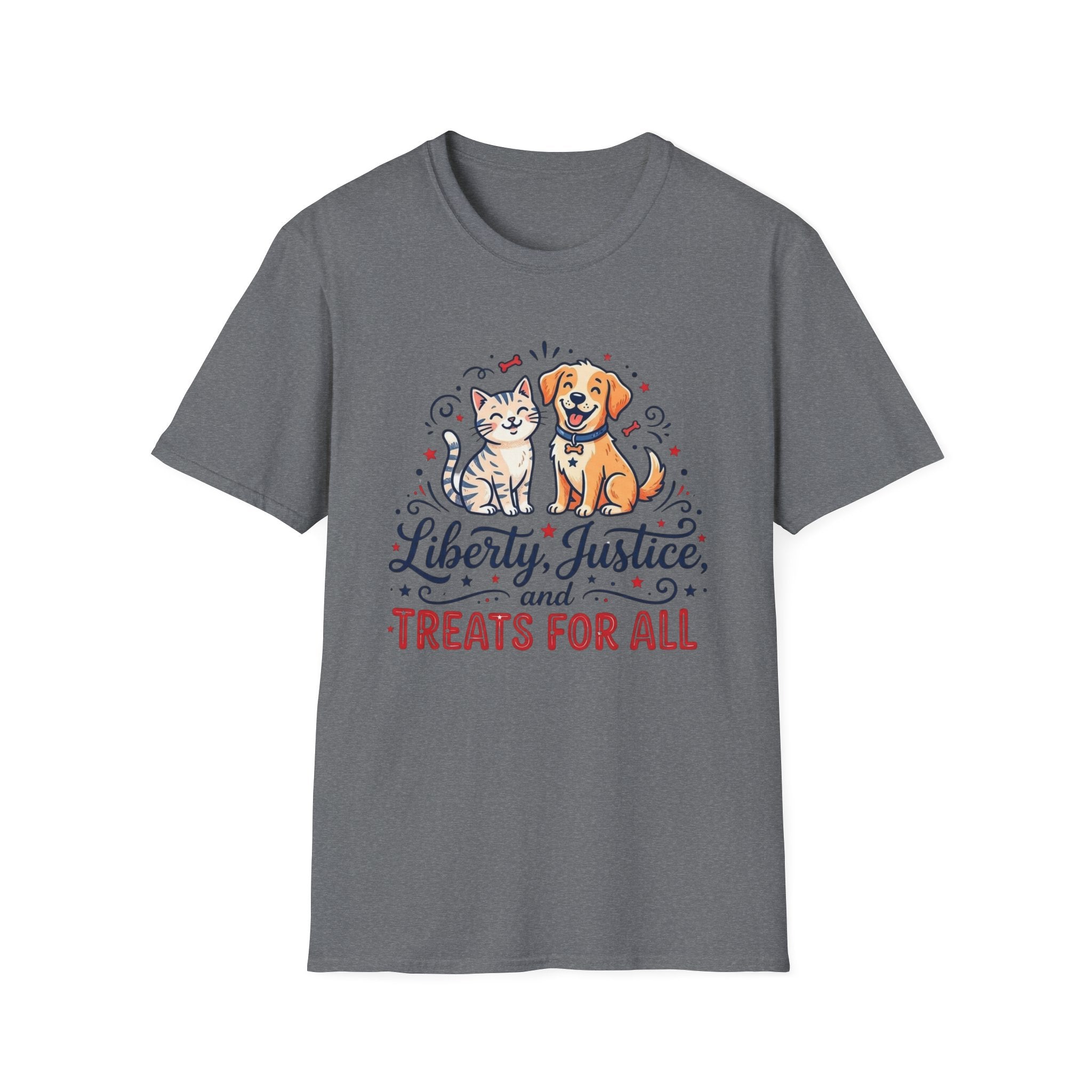 “Liberty, Justice, and Treats For All” T‑Shirt