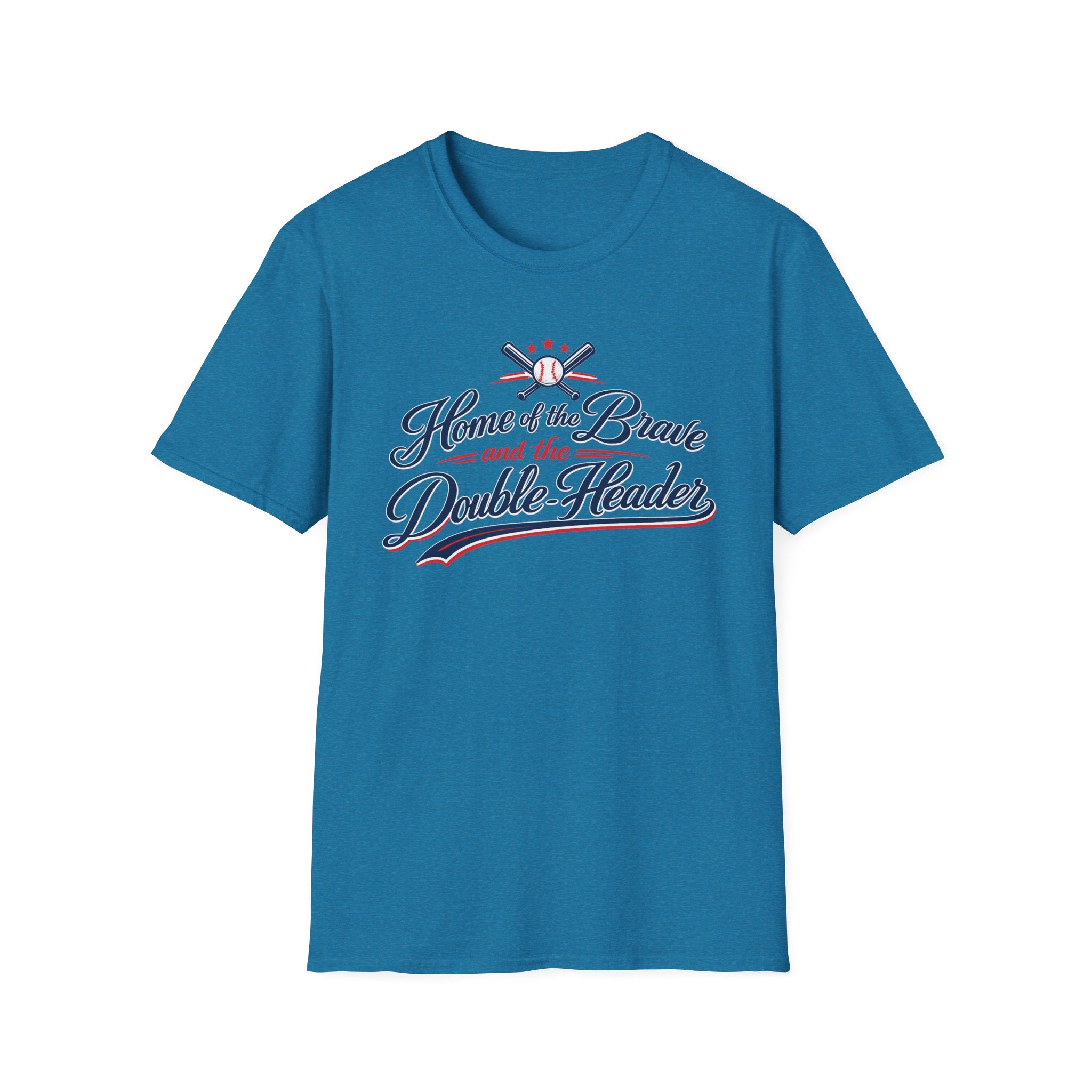 "Home of the Brave and the Double-Header" T-Shirt