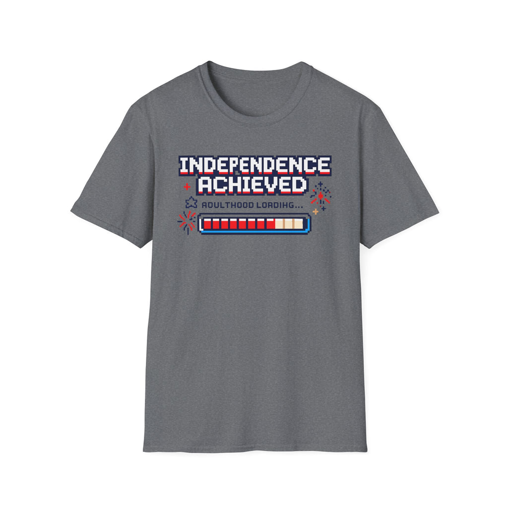 "Independence Achieved: Adulthood Loading" T-Shirt