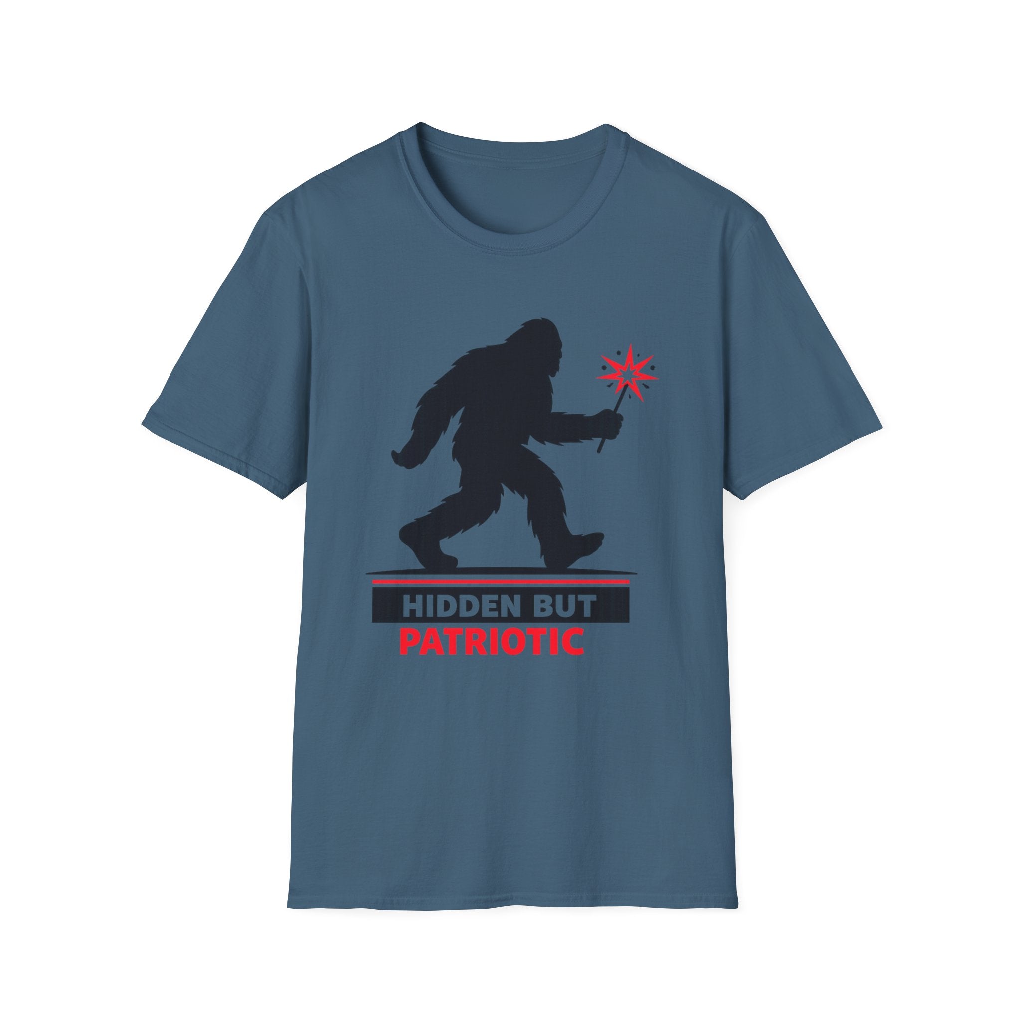 "Hidden But Patriotic" Bigfoot T-Shirt