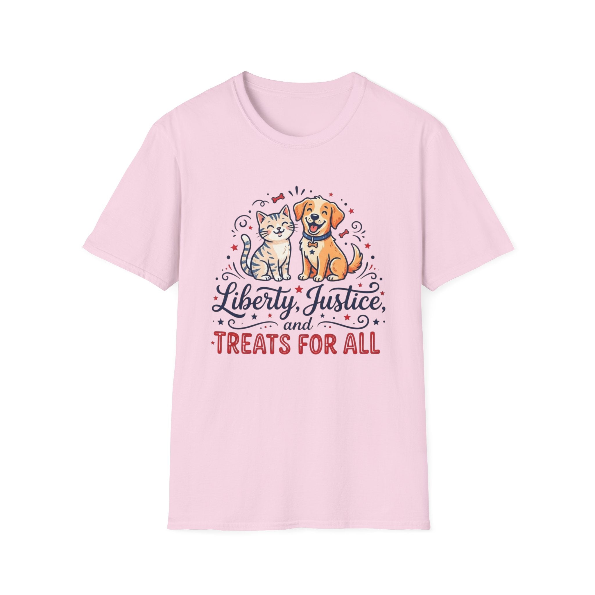“Liberty, Justice, and Treats For All” T‑Shirt