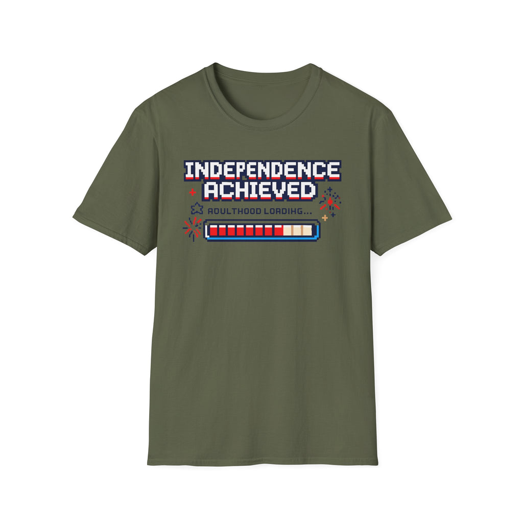 "Independence Achieved: Adulthood Loading" T-Shirt