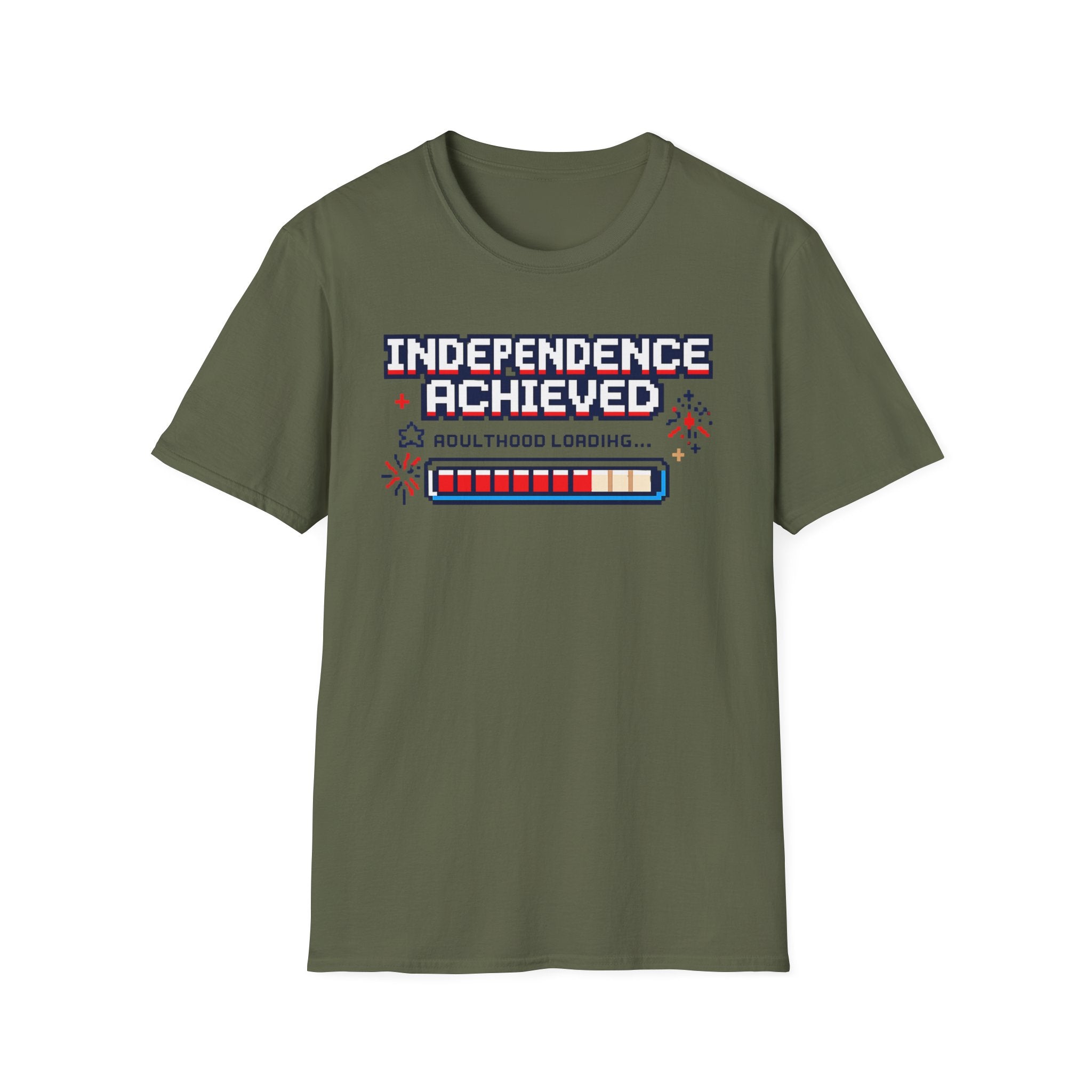 "Independence Achieved: Adulthood Loading" T-Shirt