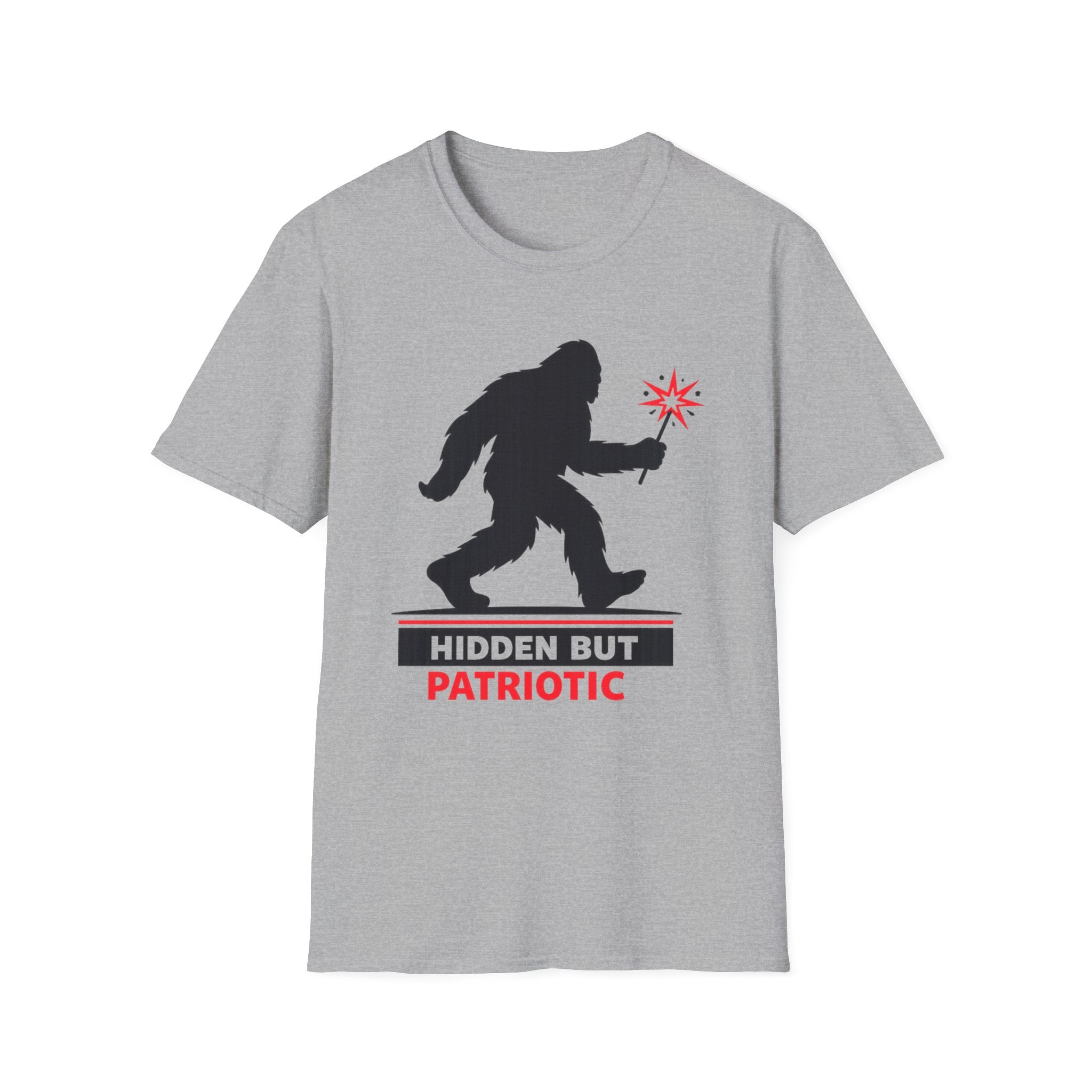 "Hidden But Patriotic" Bigfoot T-Shirt