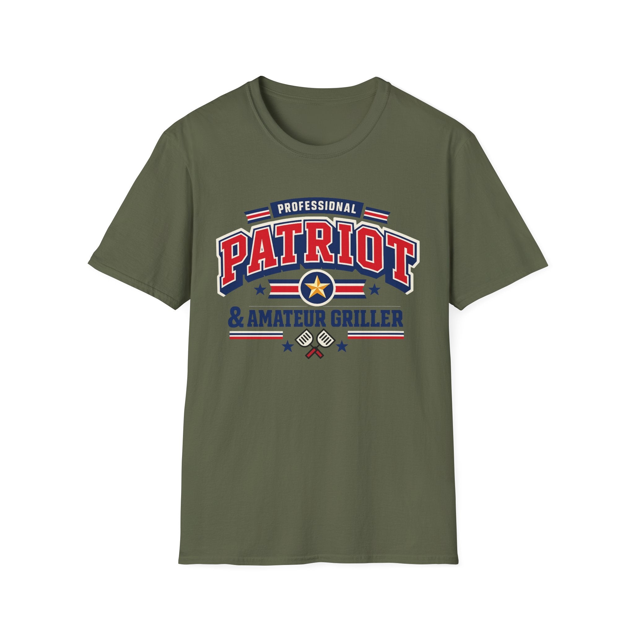 "Professional Patriot & Amateur Griller" T-Shirt