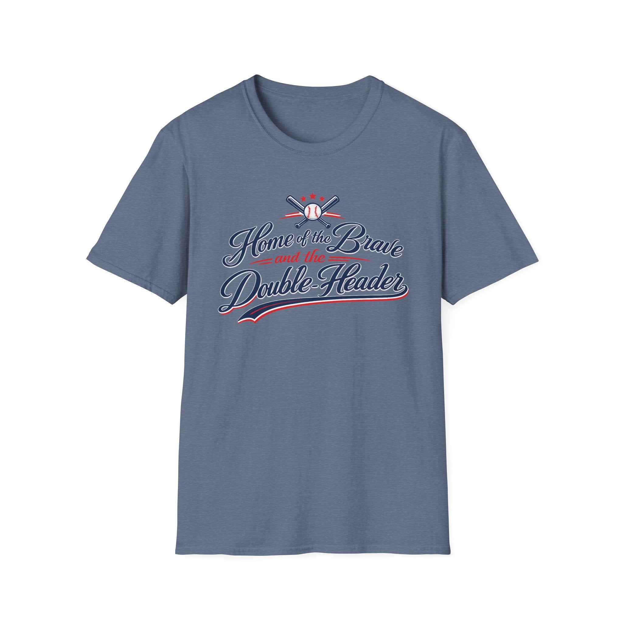 "Home of the Brave and the Double-Header" T-Shirt