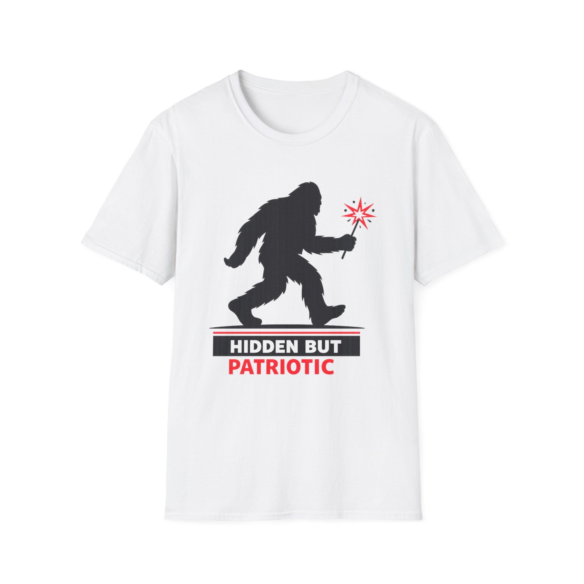 "Hidden But Patriotic" Bigfoot T-Shirt