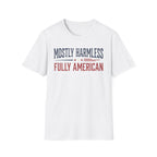 "Mostly Harmless, Fully American" T‑Shirt