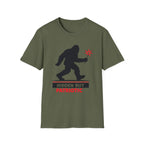 "Hidden But Patriotic" Bigfoot T-Shirt
